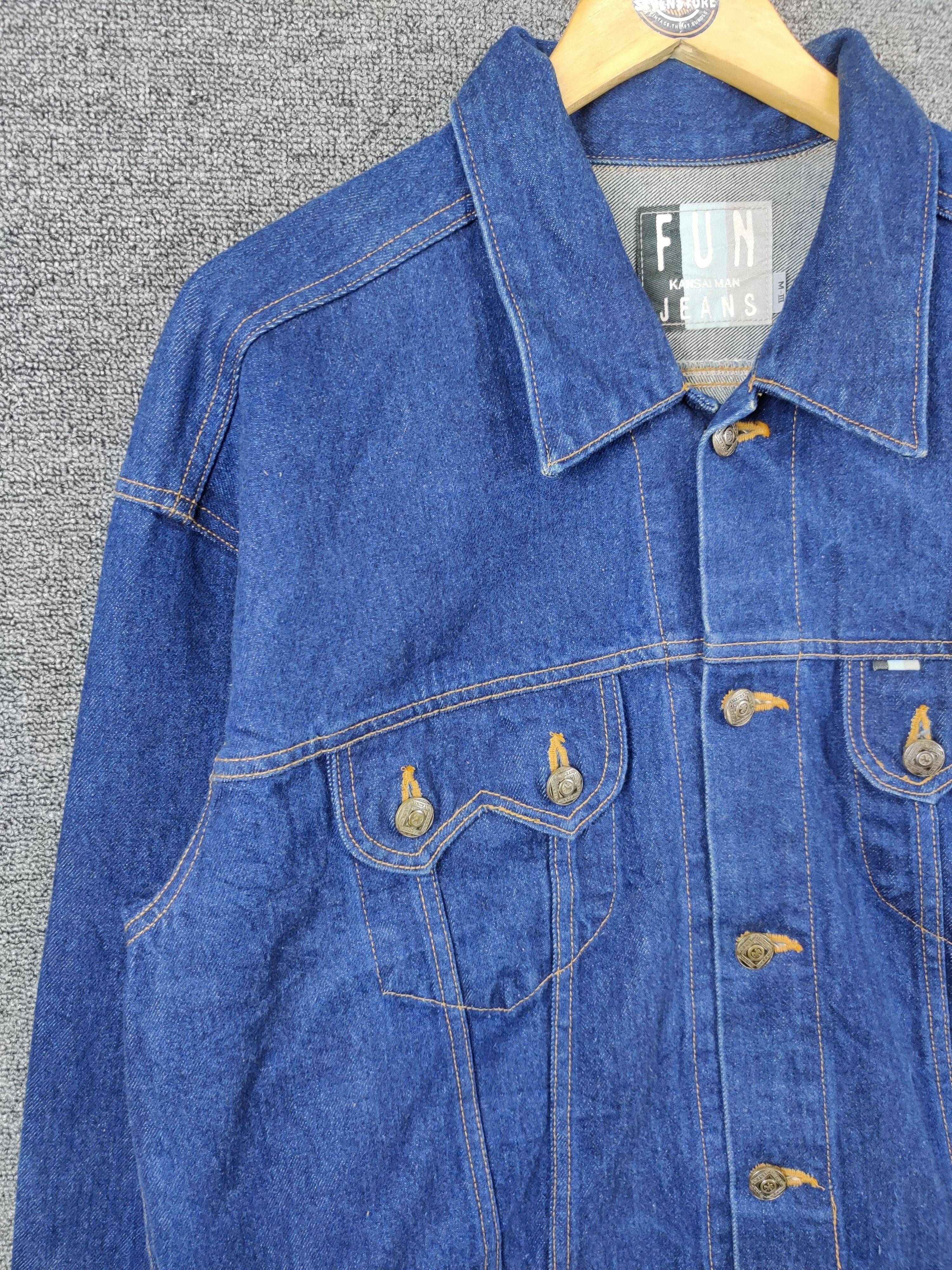 Kansai Yamamoto Vintage Kansai Jeans Kansai Yamamoto Trucker Denim Jacket Size US M / EU 48-50 / 2 - 7 Thumbnail