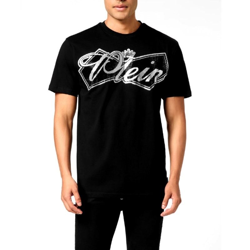 Philipp Plein Philipp Plein Black Plein Crown Stones Round Neck T-Shirt XL Size US XL / EU 56 / 4 - 1 Thumbnail