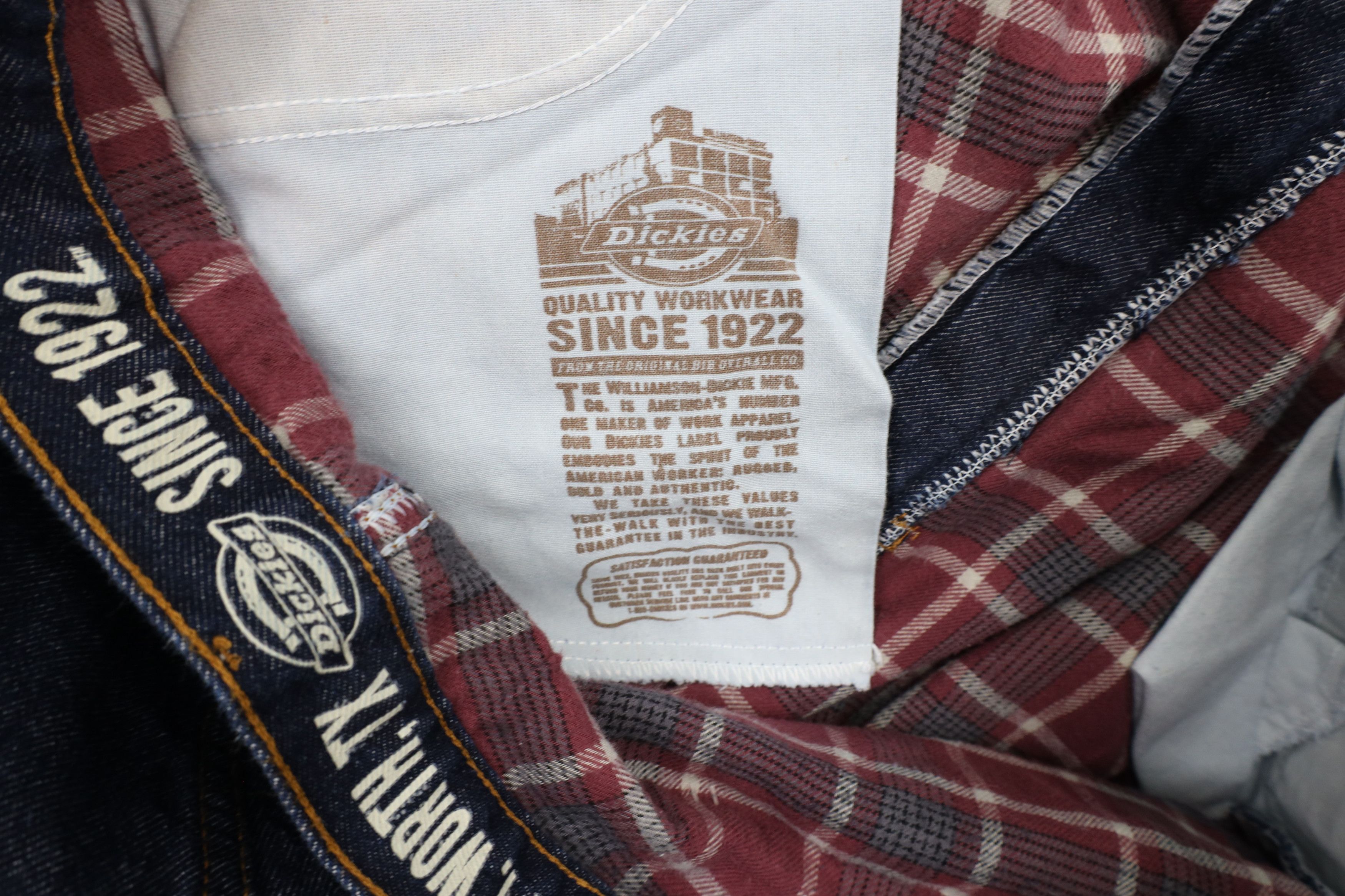 Dickies × Vintage Vintage Dickies Flannel Lined Relaxed Fit Denim Jeans Indigo Size US 40 / EU 56 - 8 Thumbnail