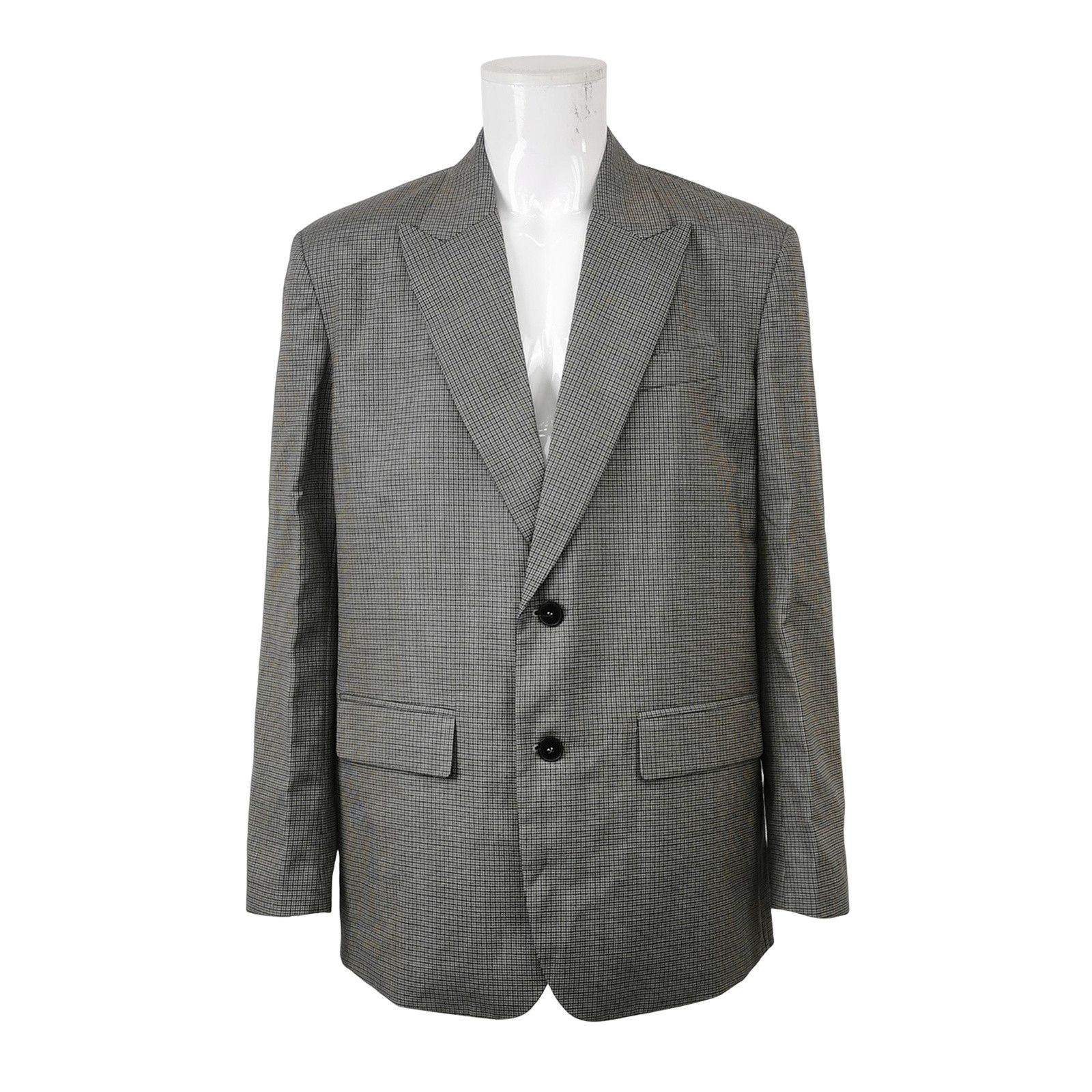 Valentino Valentino Check Virgin Wool Blazer Size 40R Size 40R - 1 Thumbnail