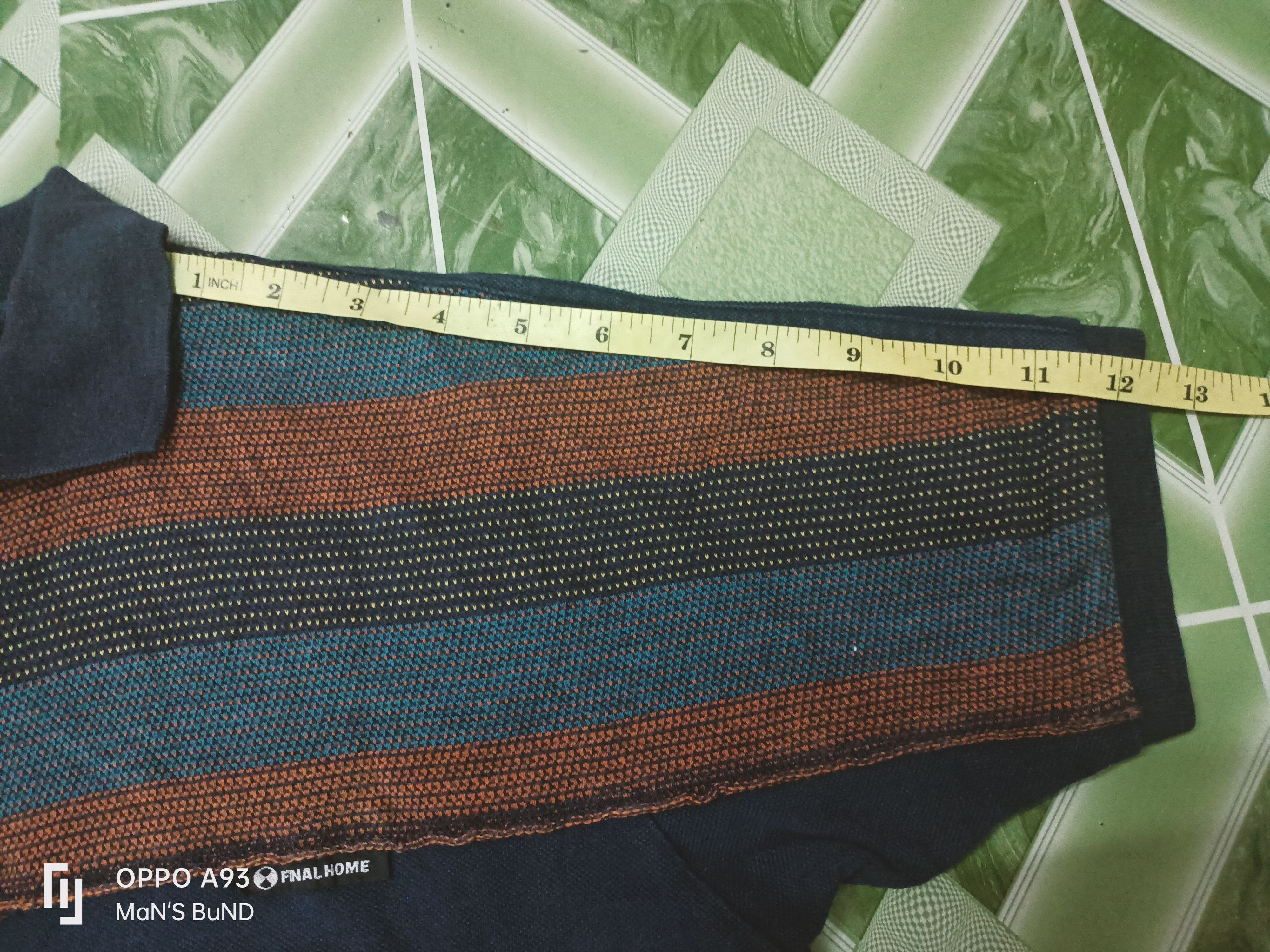 Final Home 👉 Final Home Knit Polo Stripe Rare Design (Japan Style) Size US S / EU 44-46 / 1 - 12 Thumbnail