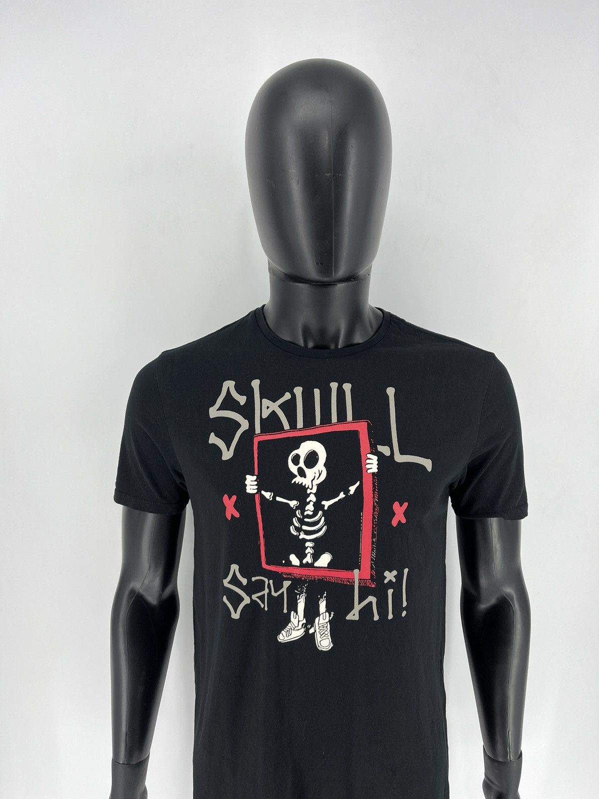 Vintage VINTAGE Y2K “ SAY HI “ FUNNY SLOGAN Tee Face Humor Print Size US S / EU 44-46 / 1 - 5 Thumbnail