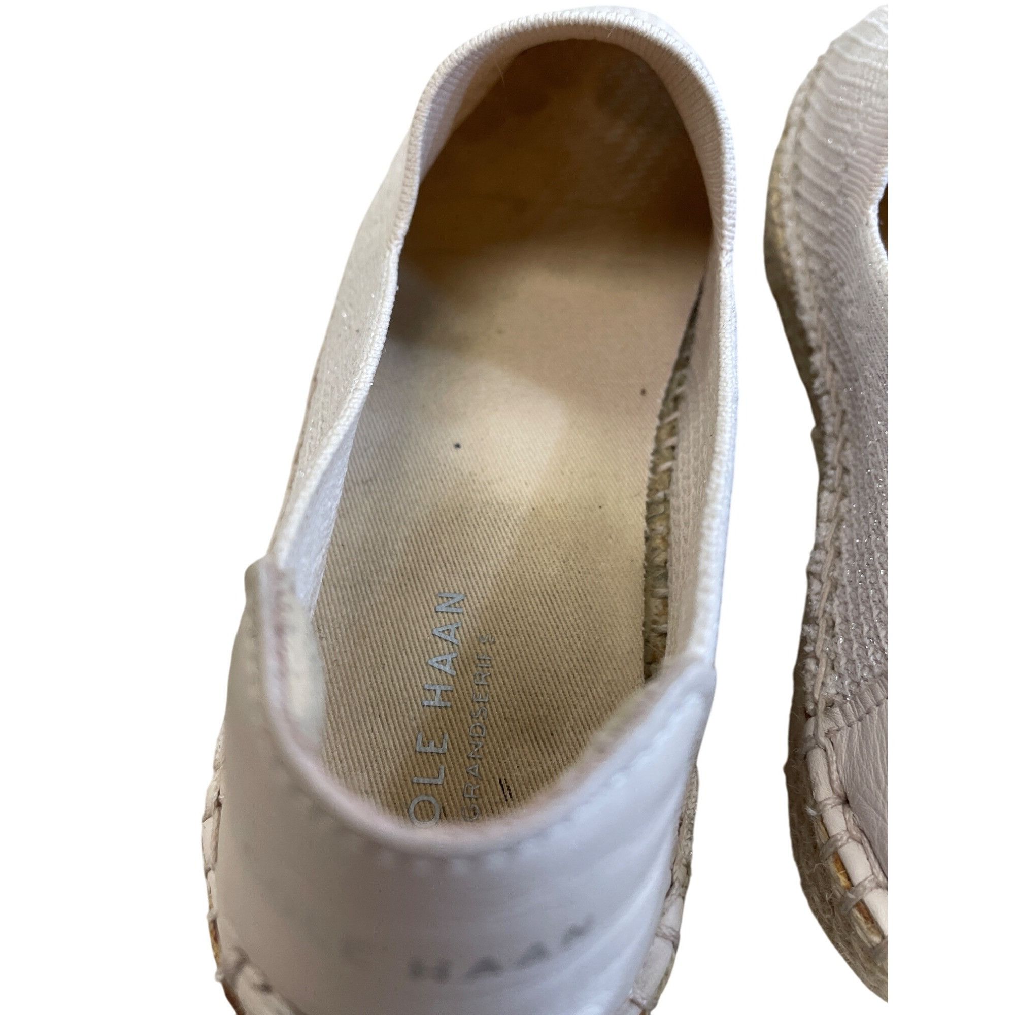 Cole Haan Cole Haan Womens Tan Espadrille Slip-On Loafers Flats Size 8 Size US 8 / IT 38 - 8 Thumbnail