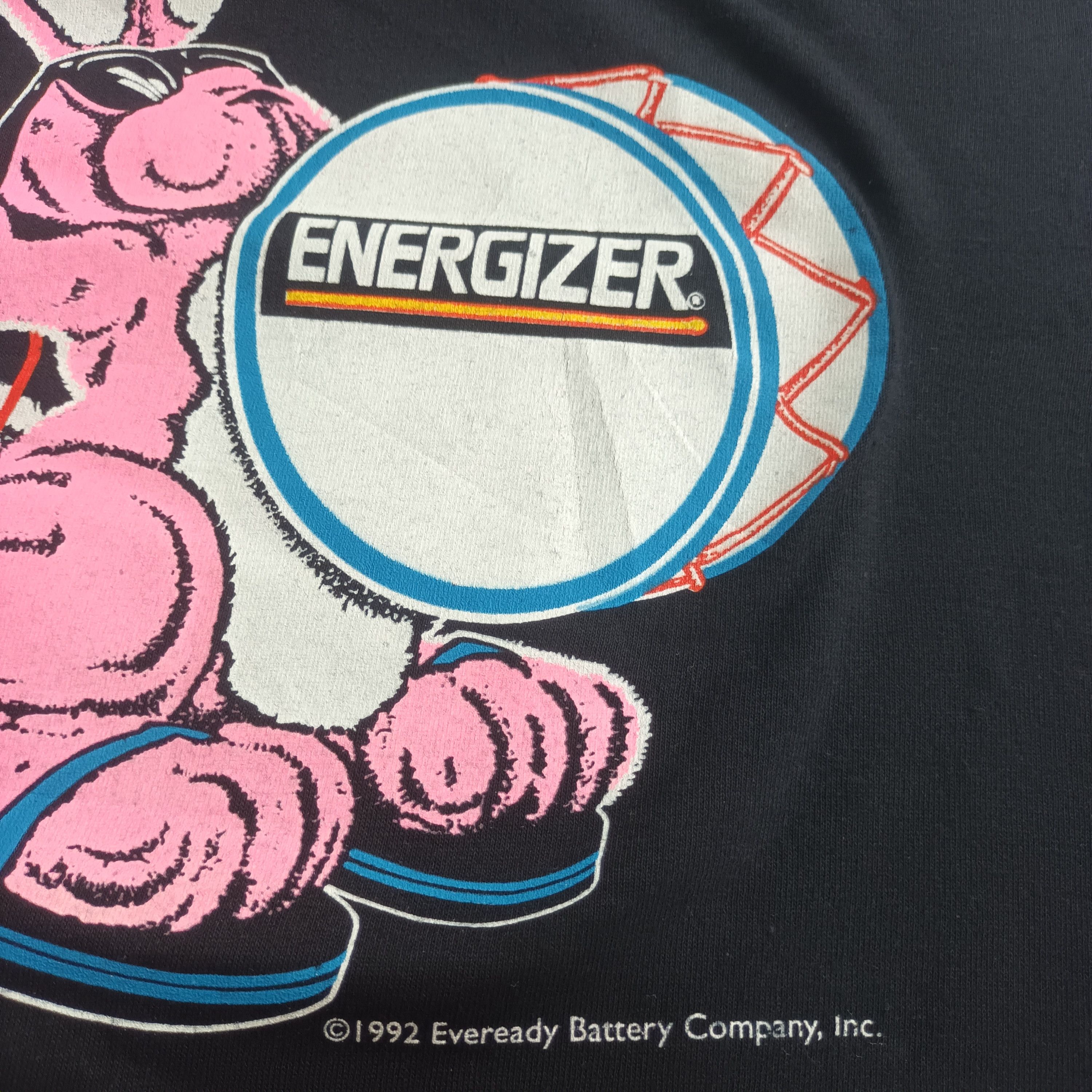 Vintage vintage t shirt vintage 90s ENERGIZER 1992 .NOS Condition . Size US M / EU 48-50 / 2 - 5 Thumbnail