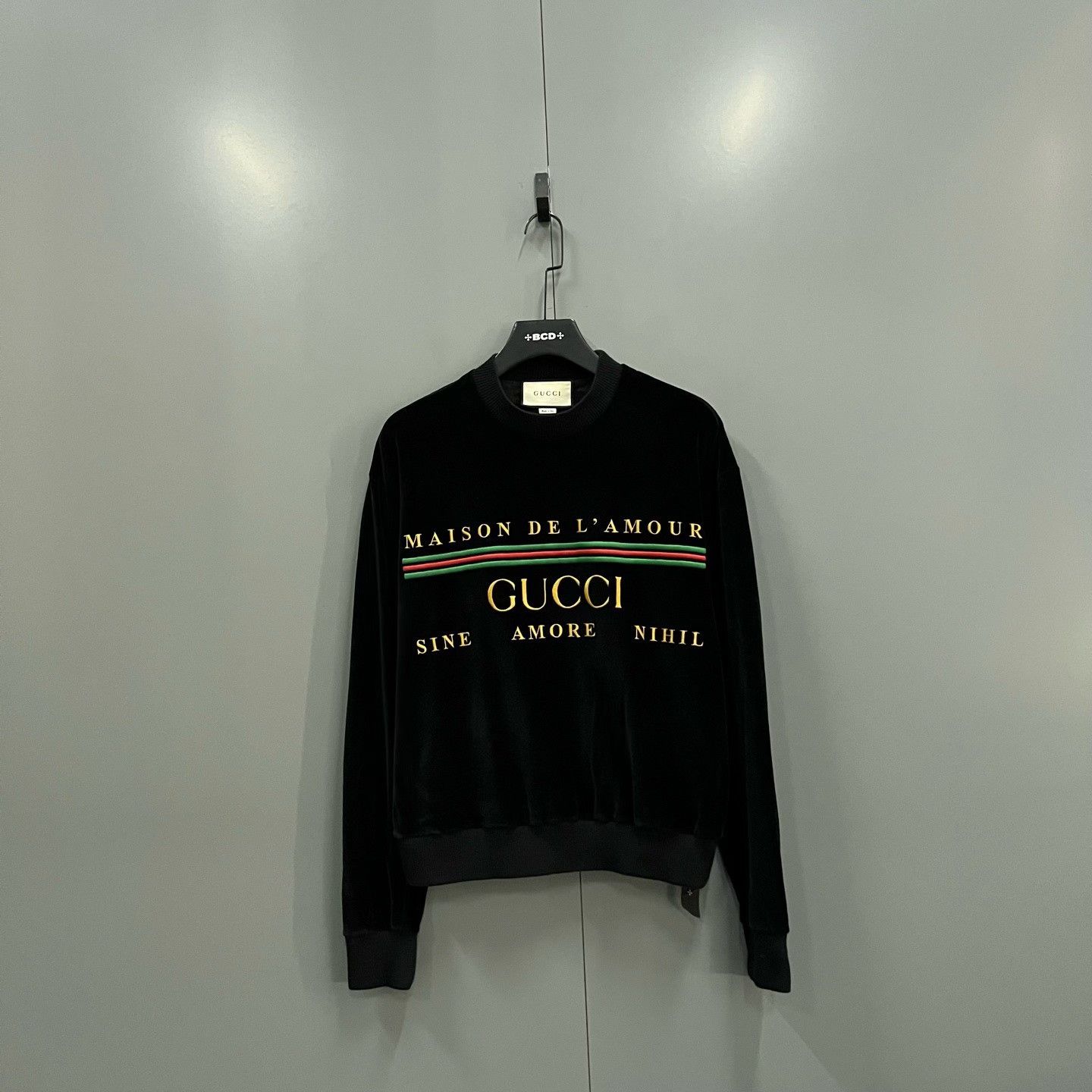 Gucci Gucci Retro Embroidered Black Hoodie m Men Size US M / EU 48-50 / 2 - 1 Thumbnail