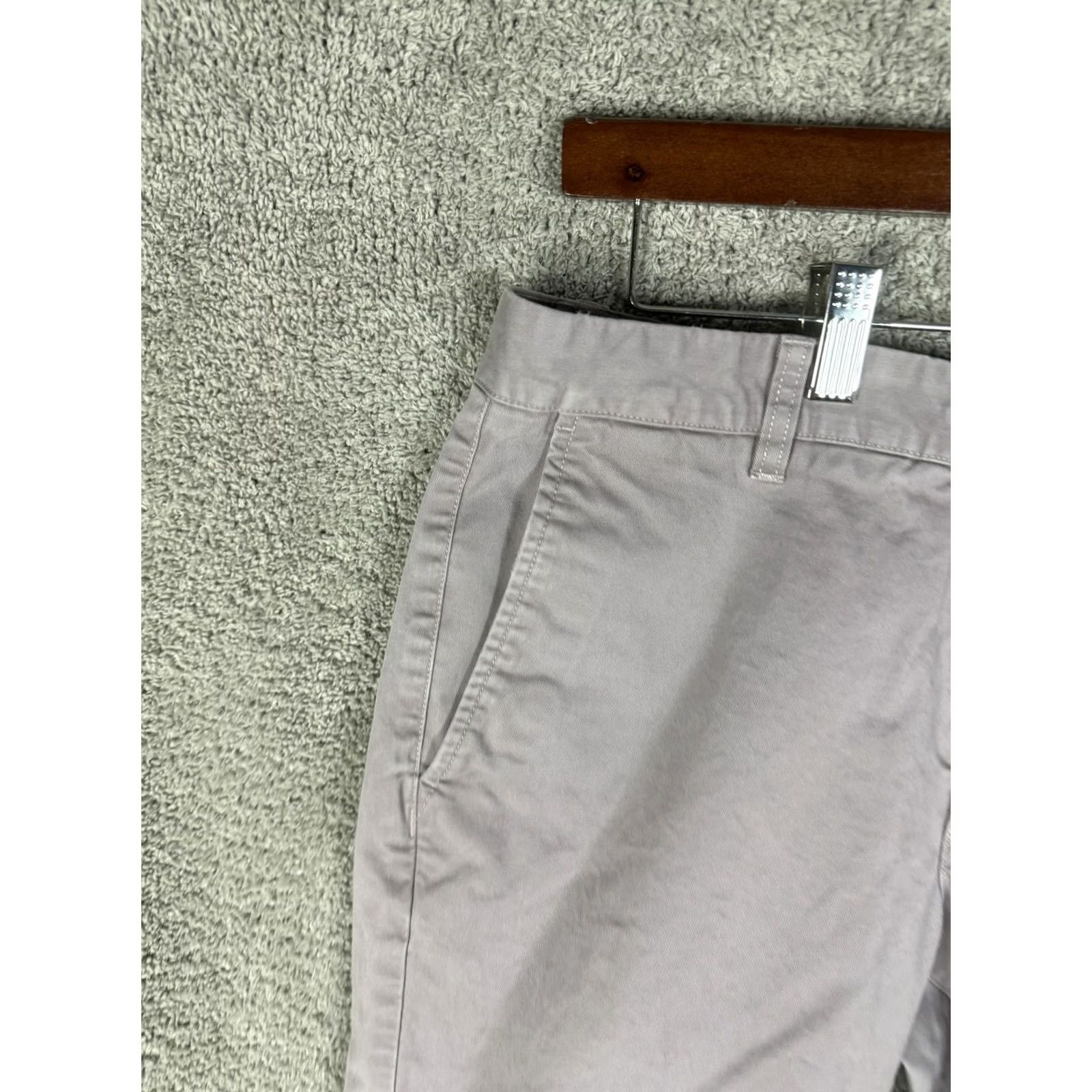Bonobos Bonobos Pants Mens 31x32 Purple Stretch Chino Slim Fit Casual Cotton Twill Pants Size US 31 - 2 Thumbnail