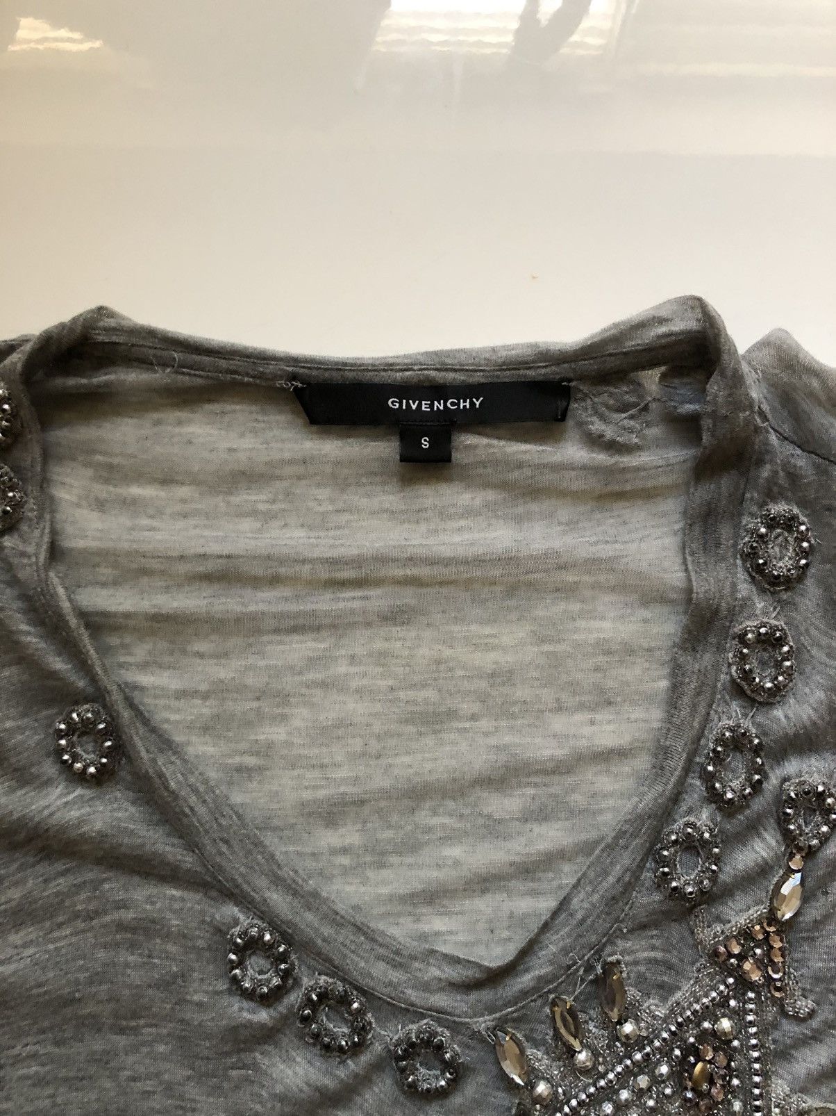 Givenchy GIVENCHY 2000’s “moonstone” elongated tee Size US S / EU 44-46 / 1 - 4 Thumbnail
