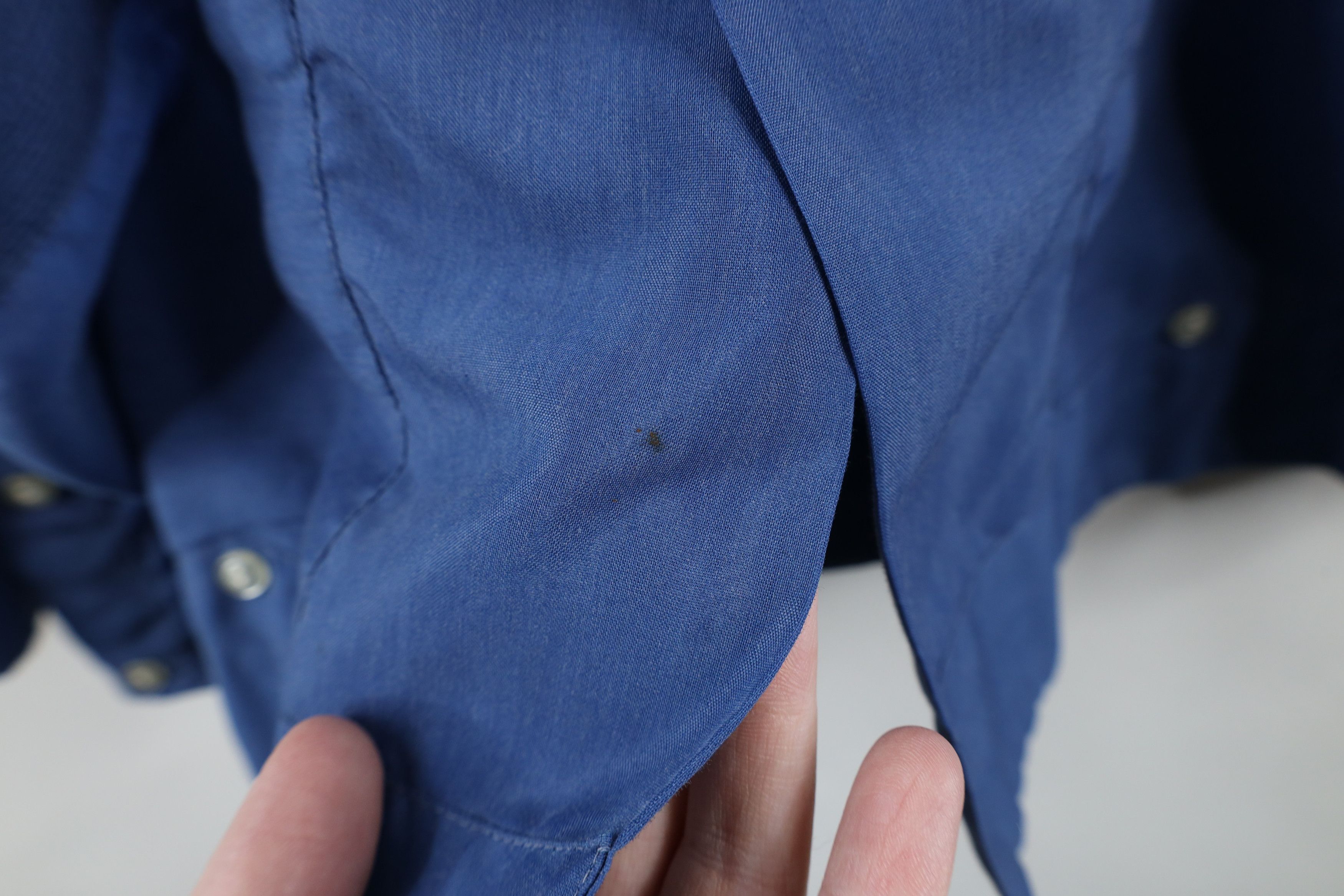 Vintage Vintage 70s Streetwear Geometric Looped Collar Button Shirt Size US M / EU 48-50 / 2 - 9 Thumbnail