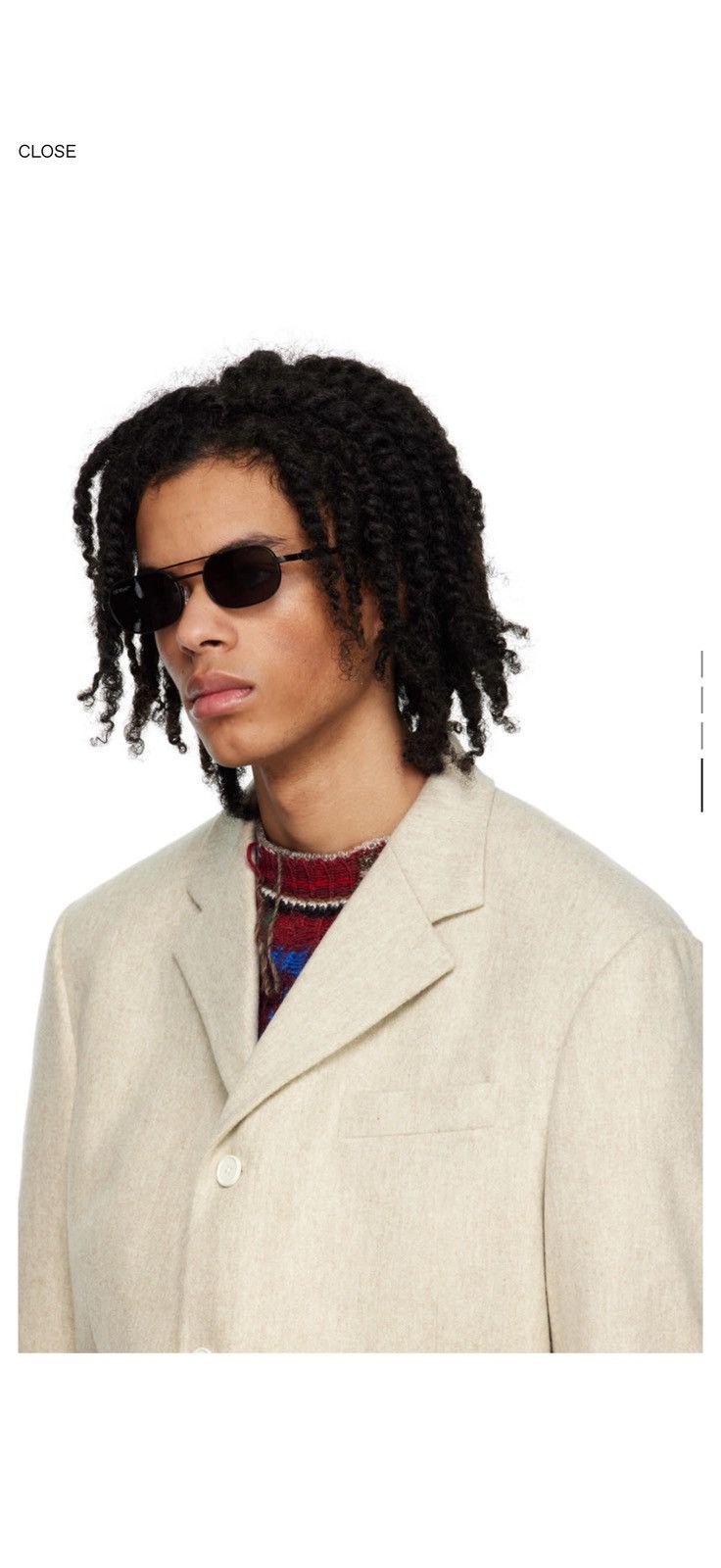 Off-White Off-White Black Baltimore Sunglasses Size ONE SIZE - 3 Thumbnail