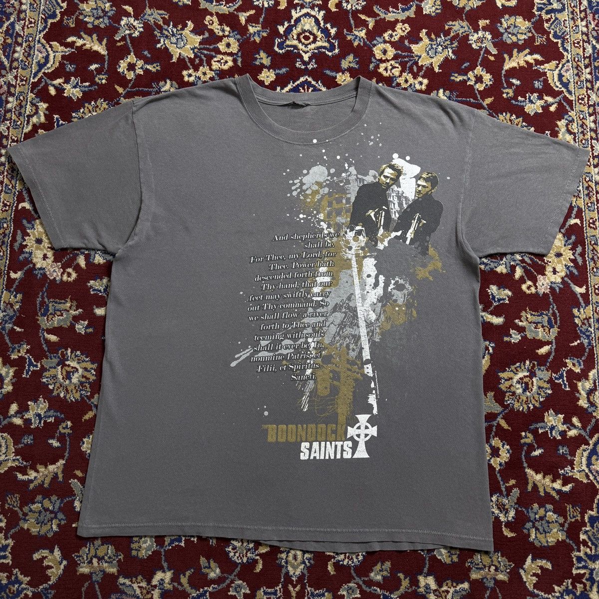 Vintage 1999 The Boondock saints action thriller movie promo tee y2k Size US XL / EU 56 / 4 - 1 Thumbnail