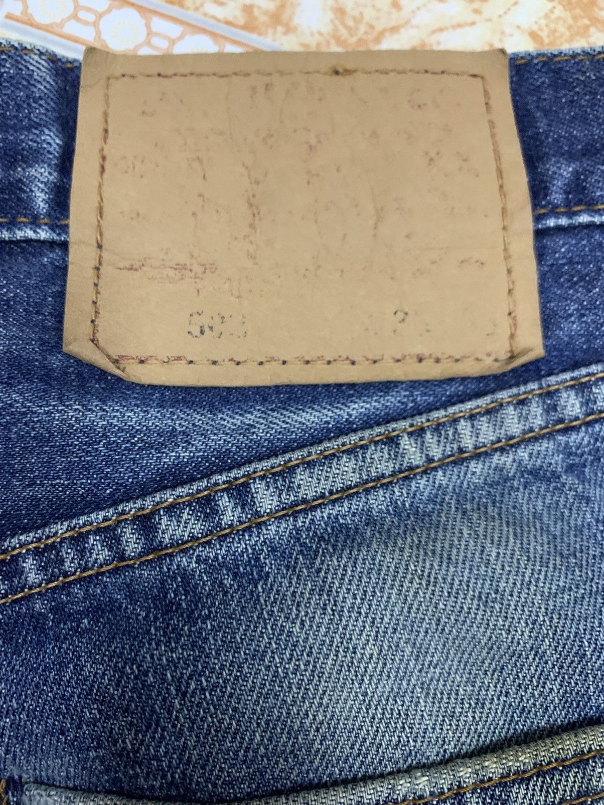 Levi's Levis Big E 502 Selvedge Japan distress Denim Size US 32 / EU 48 - 12 Thumbnail