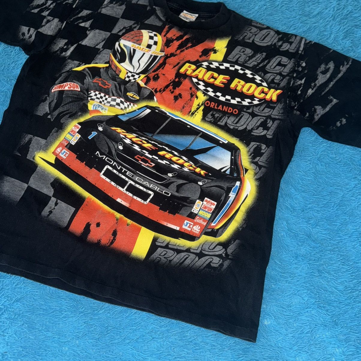 NASCAR VINTAGE OVER PRINT SINGLE STITCH RACE ROCK NASCAR T-SHIRT Size US XL / EU 56 / 4 - 2 Thumbnail