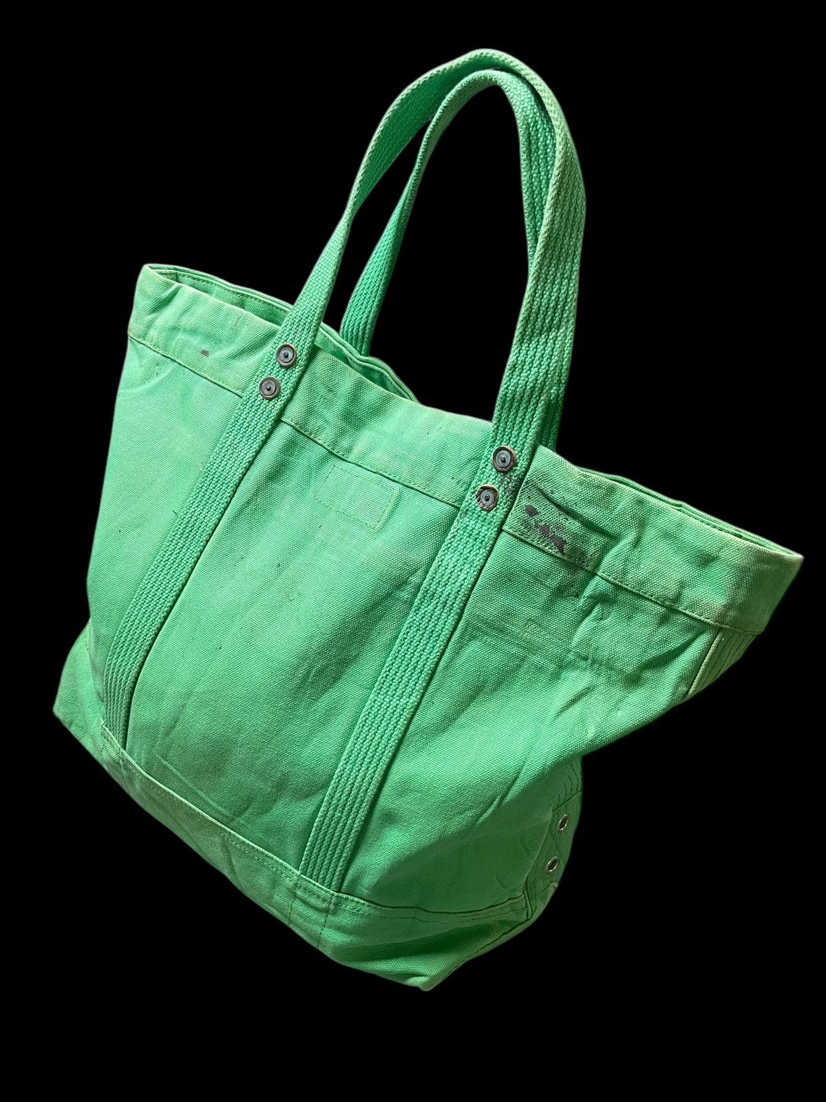 Japanese Brand POLO Ralph Lauren Canvas Tote Bag (79) Size ONE SIZE - 4 Thumbnail