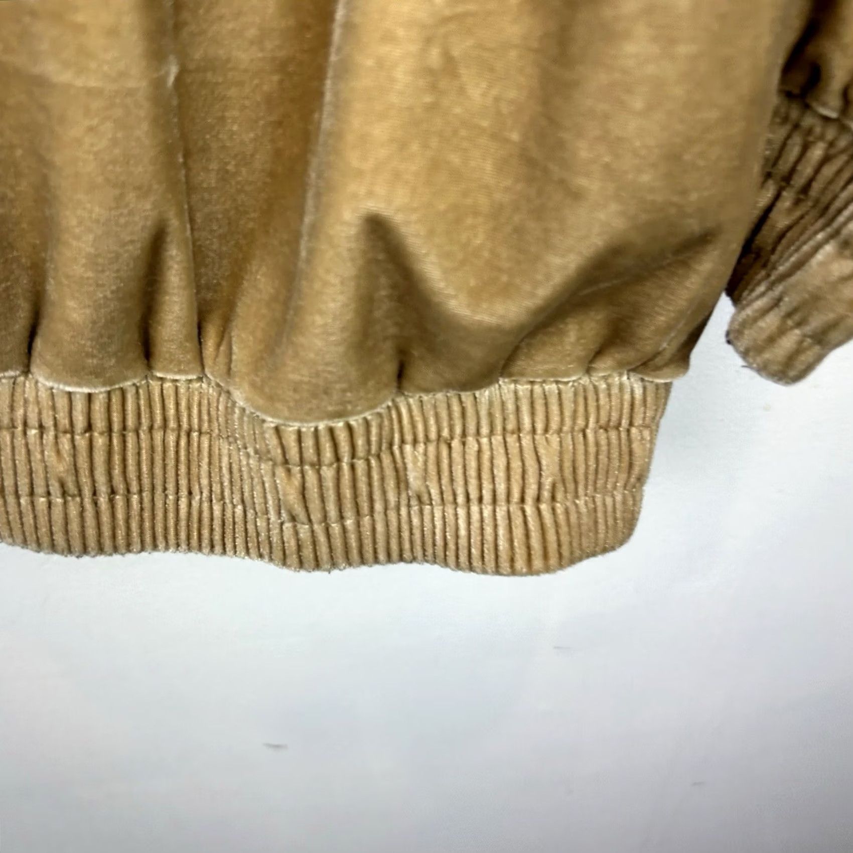 Velour VINTAGE Godbody Track Jacket Mens L Brown Velour Zip Streetwear 70s 80s Hip Hop Full Zip Men Size US L / EU 52-54 / 3 - 6 Thumbnail