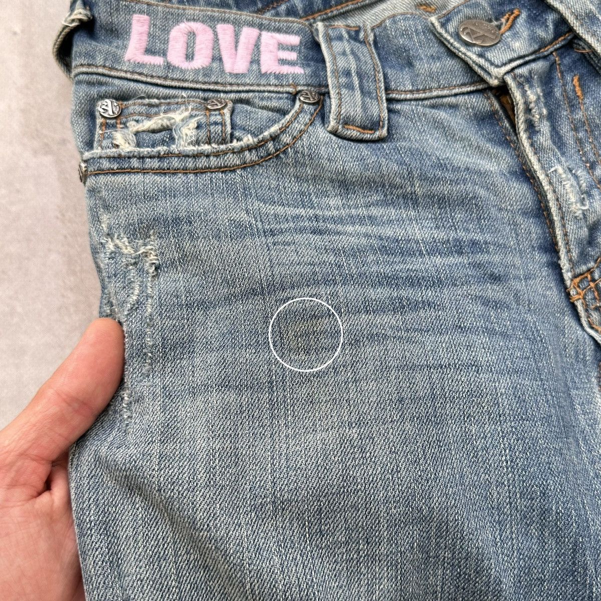 Hysteric Glamour × Undercover Y2K Allen B Hysteric Glamour Style Punk Jeans Ed Hardy Vibe Size 25" / US 0 / IT 36 - 9 Thumbnail