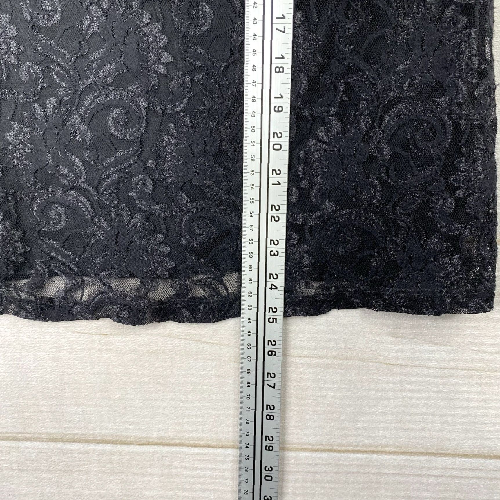 Vintage VINTAGE IN Studio Tank Womens 2X Black Lace Cropped Y2K 90s Grunge Whimsigoth Camisole Shirt Size XXL / US 16-18 / IT 52-54 - 5 Thumbnail