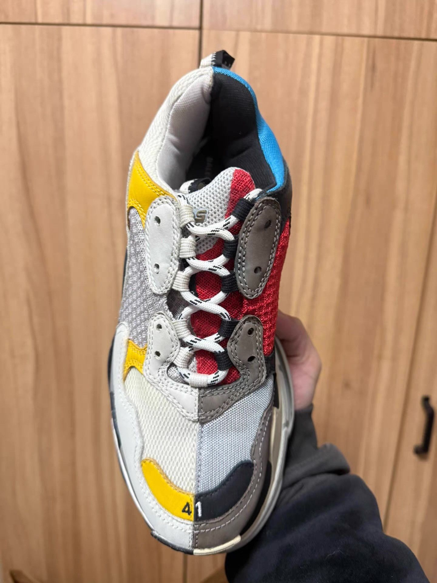 Balenciaga Balenciaga Triple S spliced dad sneakers Ｑ20 Size US 8 / EU 41 - 4 Thumbnail