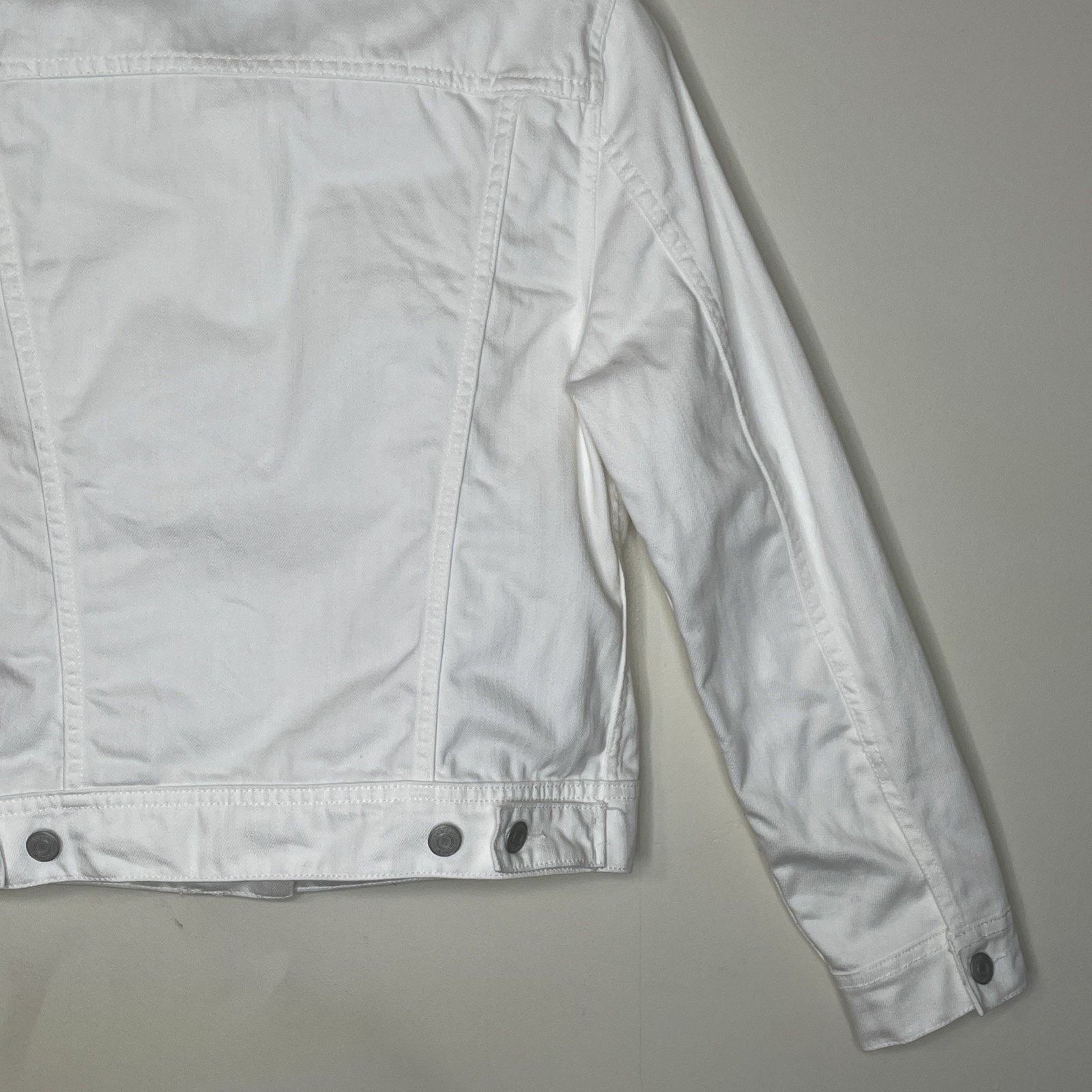 J.Crew J.CREW DENIM size S Jacket COTTON Long Sleeves WHITE Size S / US 4 / IT 40 - 15 Thumbnail