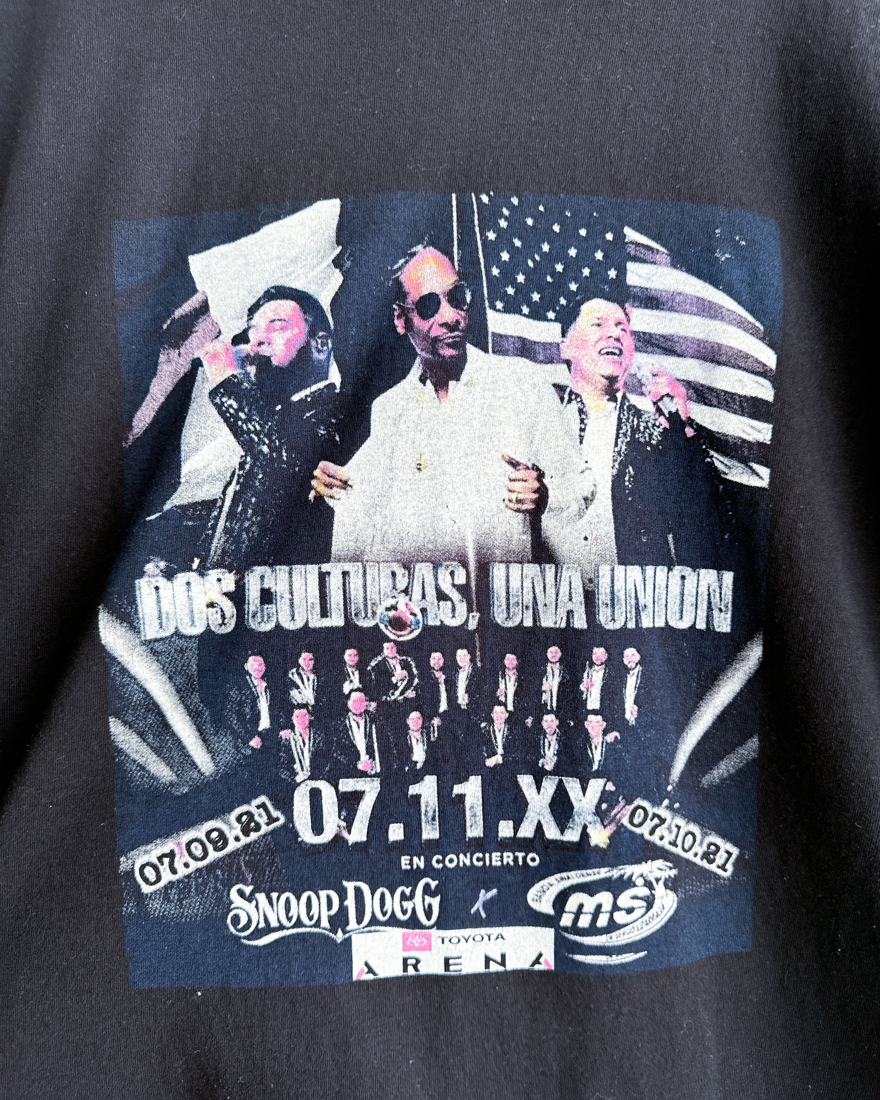 Vintage Dos Culturas Una Union Snoop Dogg T Shirt Black Y2K Men's XL Size US XL / EU 56 / 4 - 2 Thumbnail