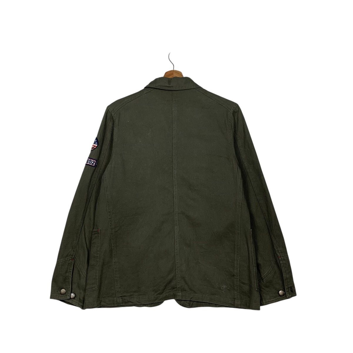 Japan Rags HEPBURN Olive Green Workwear Chore Jacket #2590-C117 Size US M / EU 48-50 / 2 - 7 Thumbnail