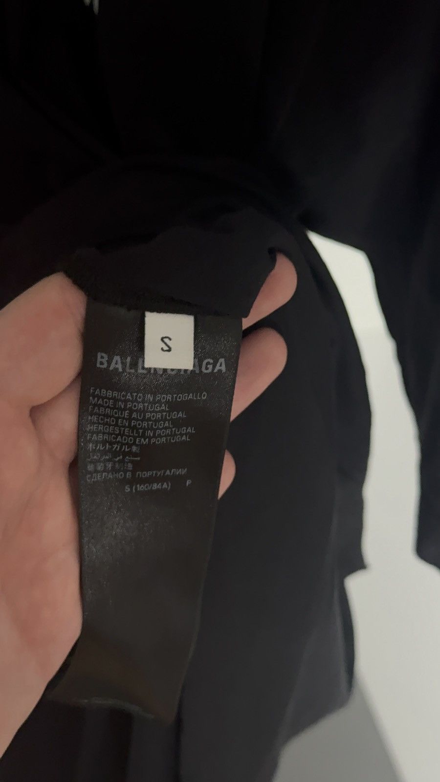 Balenciaga ✅ Balenciaga FRE STYLING TIPS Distressed Black T-Shirt S Size US S / EU 44-46 / 1 - 13 Thumbnail