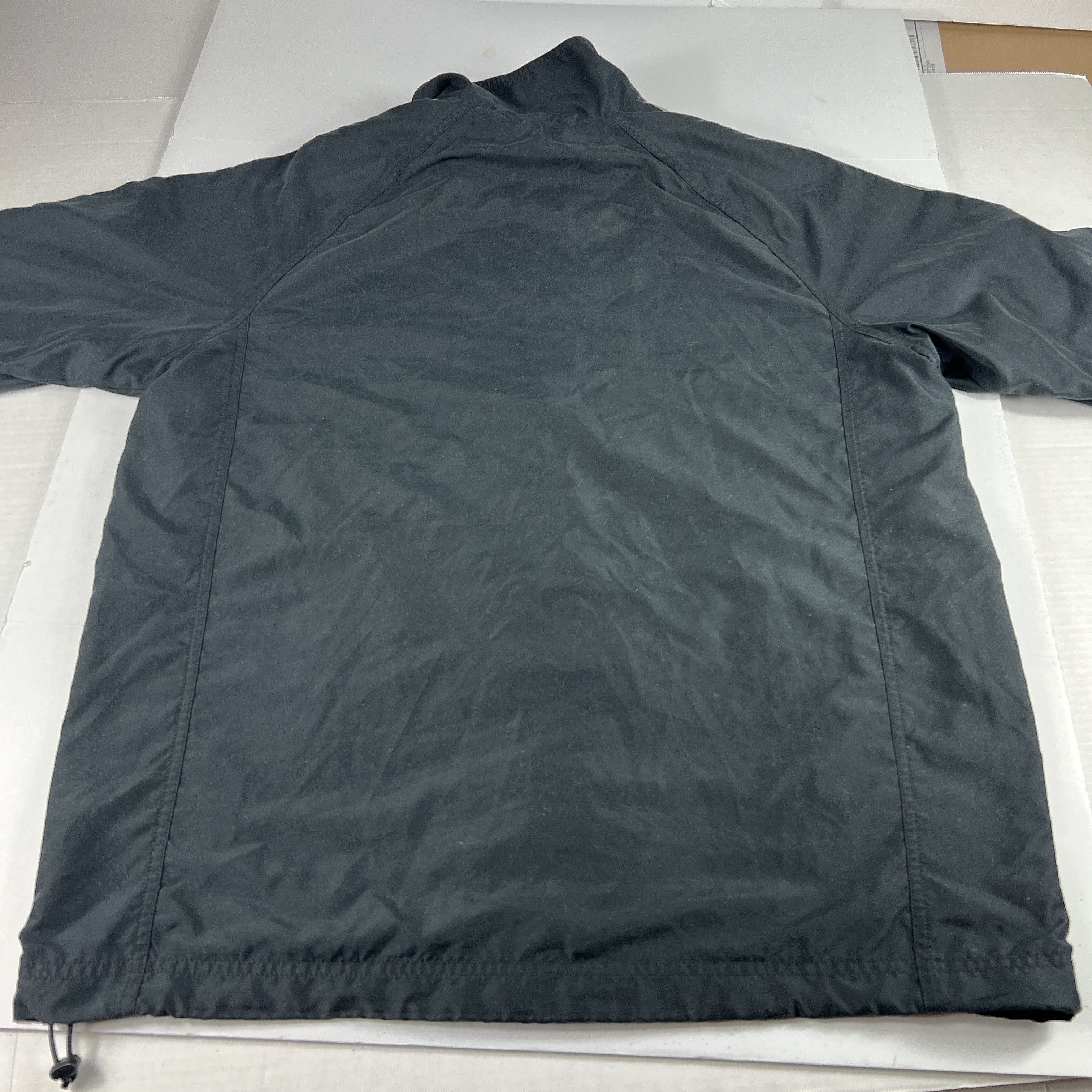 Nike Y2K Nike Track Jacket Black Grey Striped FullZip Long Sleeve Size US L / EU 52-54 / 3 - 13 Thumbnail