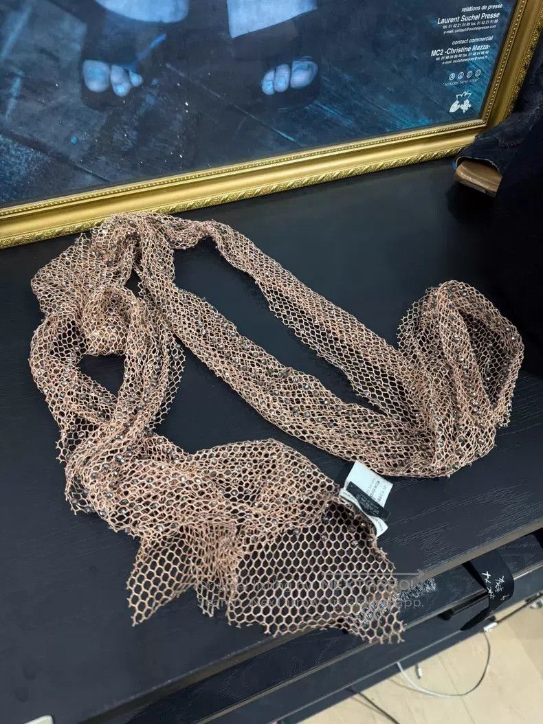 Dries Van Noten DRIES VAN NOTEN Diamond Net Scarf Size ONE SIZE - 2 Thumbnail