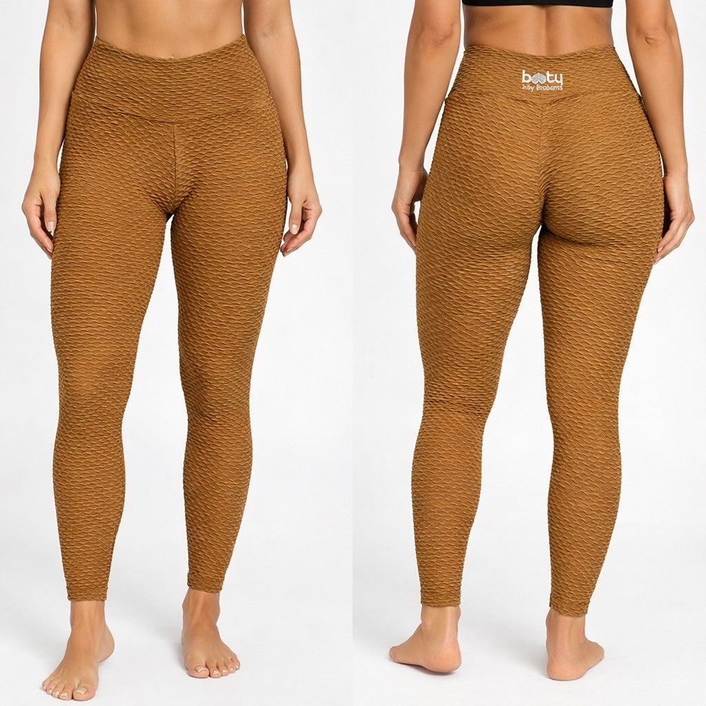 Other Booty By Brabants Croco/Honeycomb Textured Leggings - OS Size 24" / US 00 / IT 34 - 1 Thumbnail