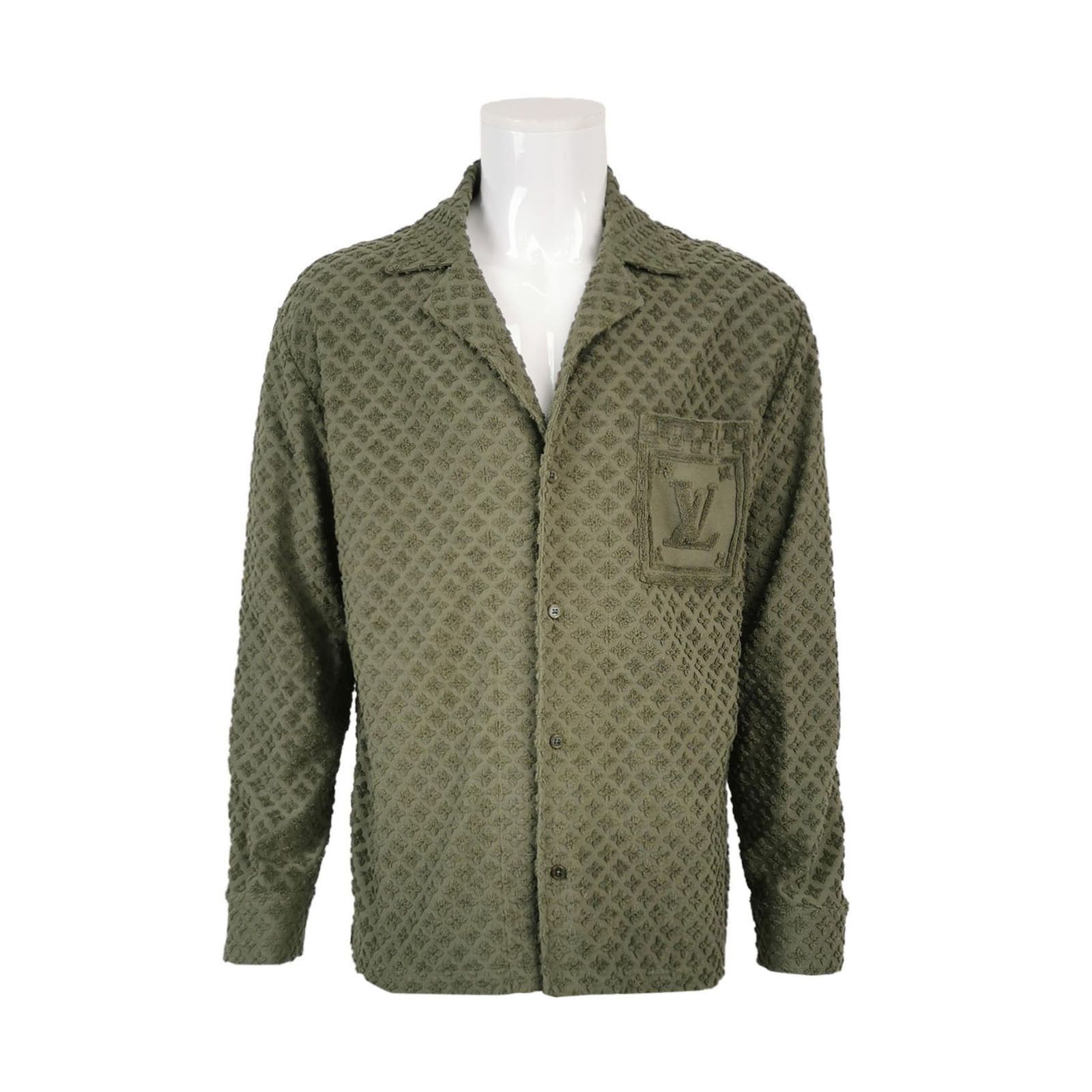 Louis Vuitton Louis Vuitton Monogram Toweling Button Up Shirt Size L Size US L / EU 52-54 / 3 - 1 Thumbnail