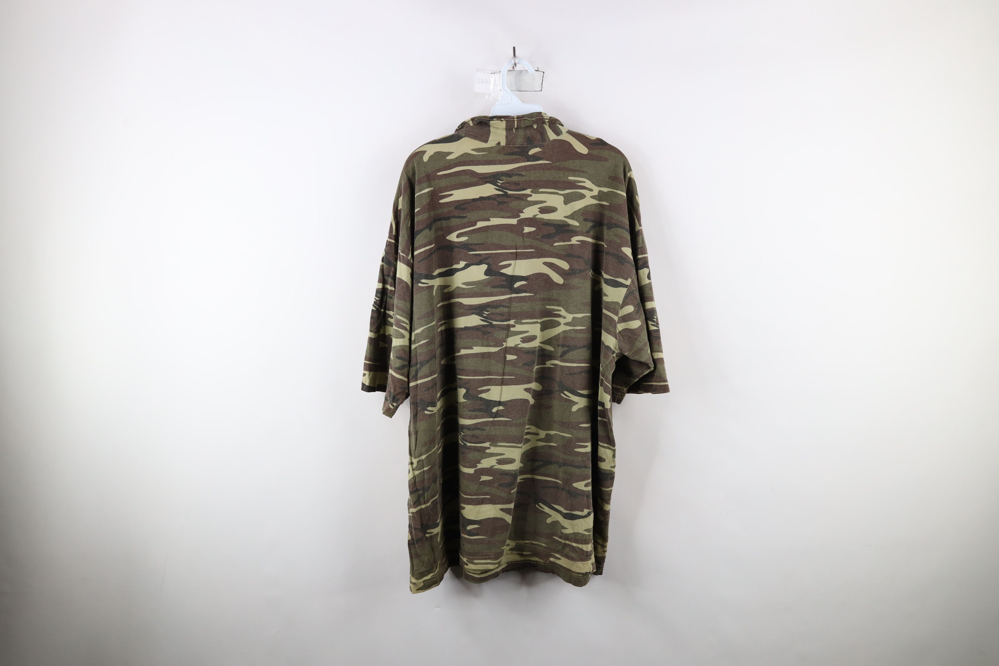 Vintage Vintage 90s Streetwear Camouflage Short Sleeve Polo Shirt Size US XXL / EU 58 / 5 - 11 Thumbnail