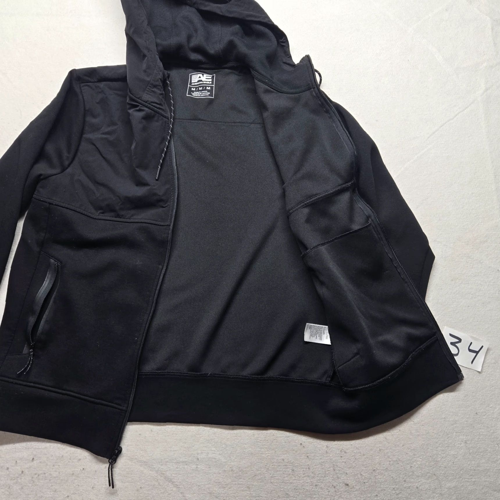 American Eagle Outfitters American Eagle Outfitters Solid Green and Black Full Zip Hoodie Jacket Adults M Mens Jacket Size US M / EU 48-50 / 2 - 2 Thumbnail