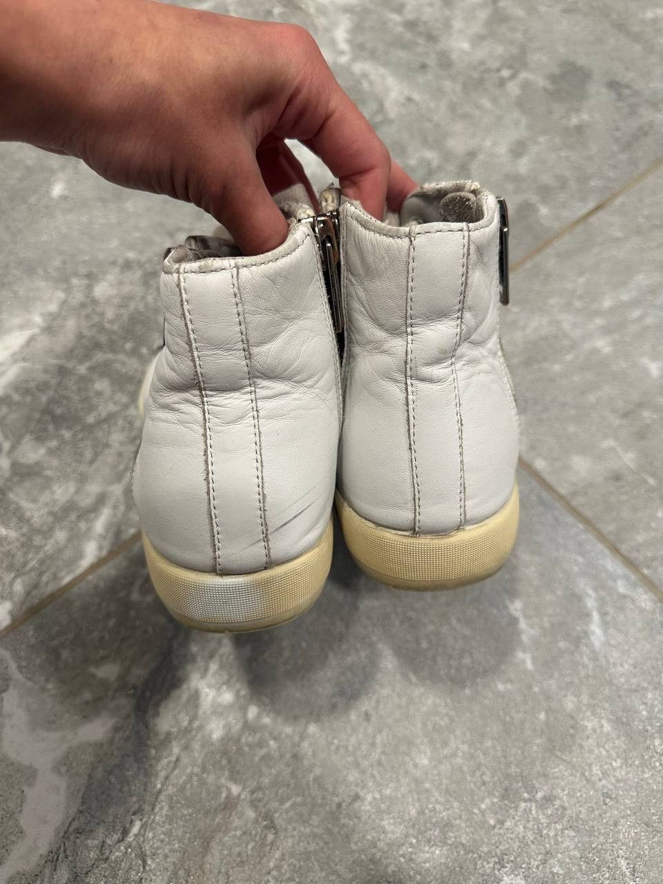 Diesel Diesel Zip Round S Nentish Mid Leather Sneakers Boots Size US 8.5 / IT 38.5 - 7 Thumbnail