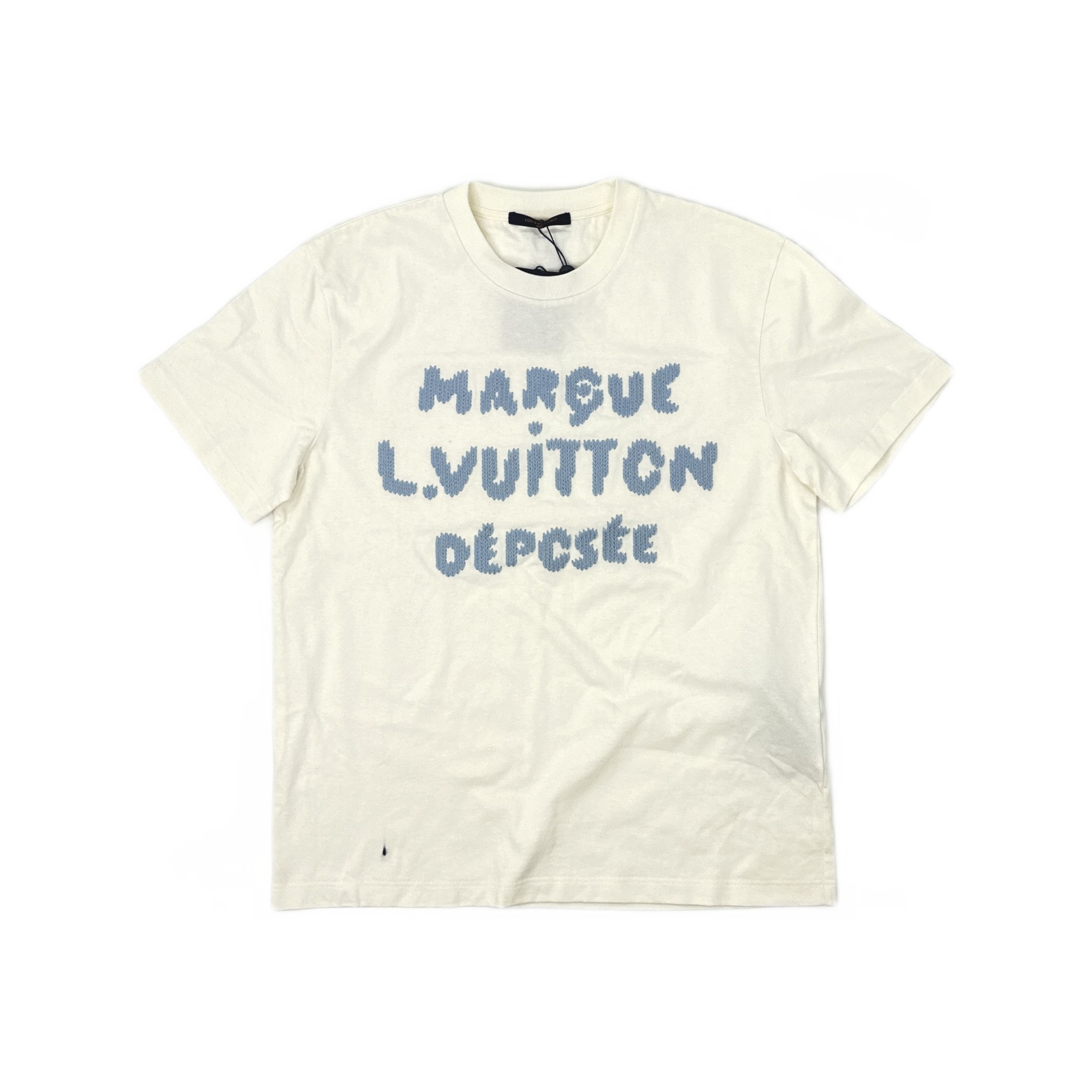 Louis Vuitton Louis Vuitton Embroidered Logo T-Shirt Size L Size US L / EU 52-54 / 3 - 1 Thumbnail