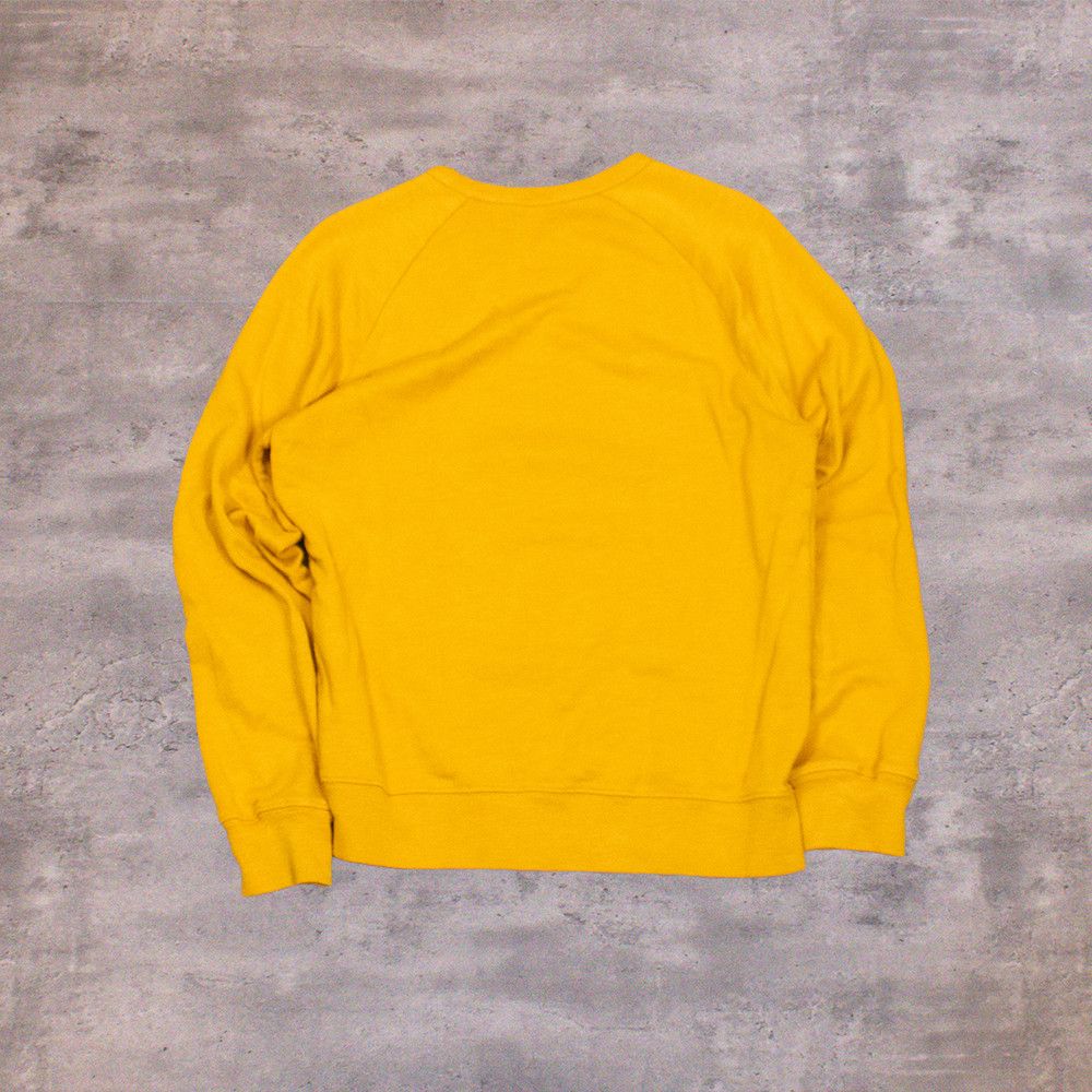 Club Monaco Club Monaco Mustard Yellow Ragland Blank Crewneck Sweater Size US S / EU 44-46 / 1 - 2 Thumbnail