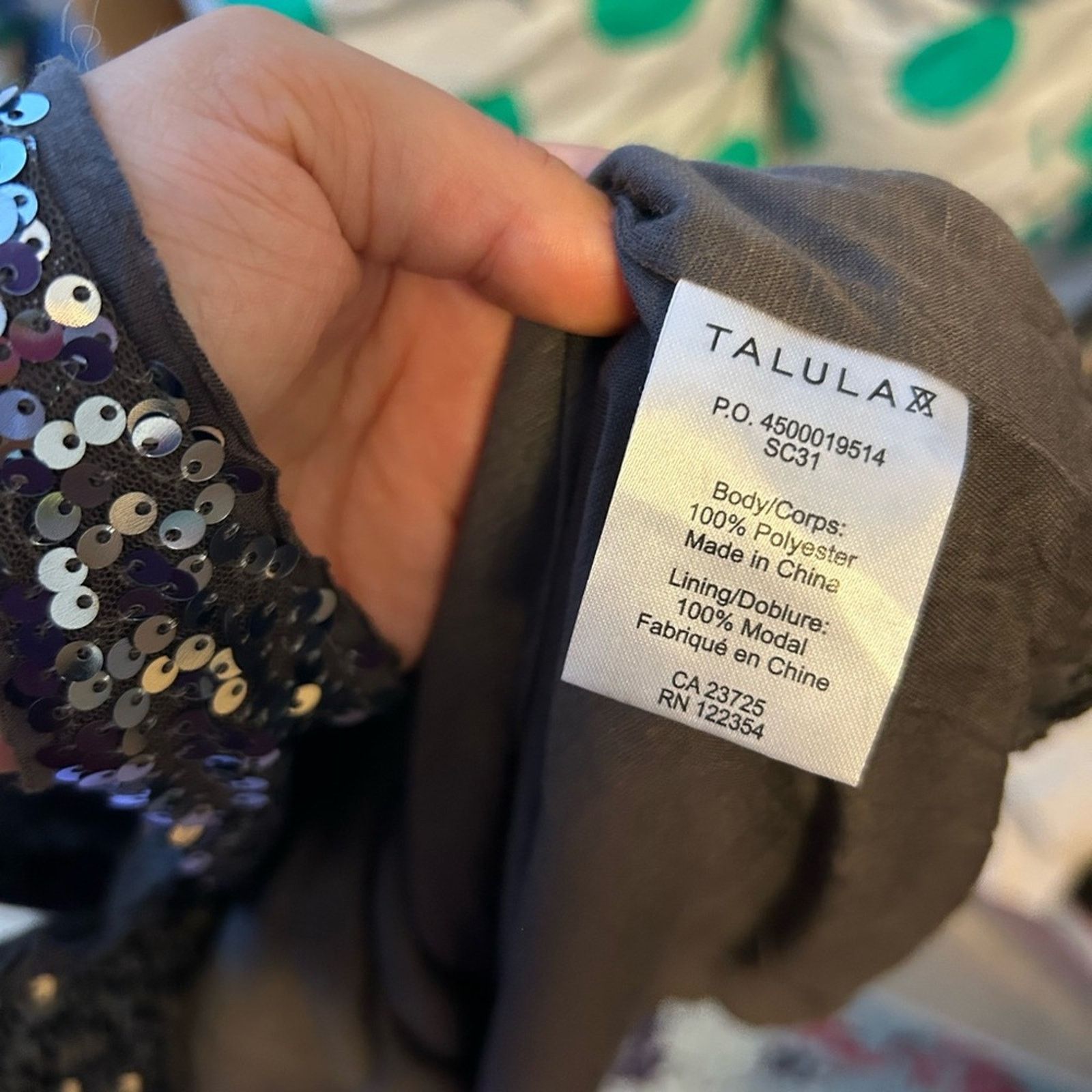Other Talula Silver Sequin Tank Size XS / US 0-2 / IT 36-38 - 3 Thumbnail