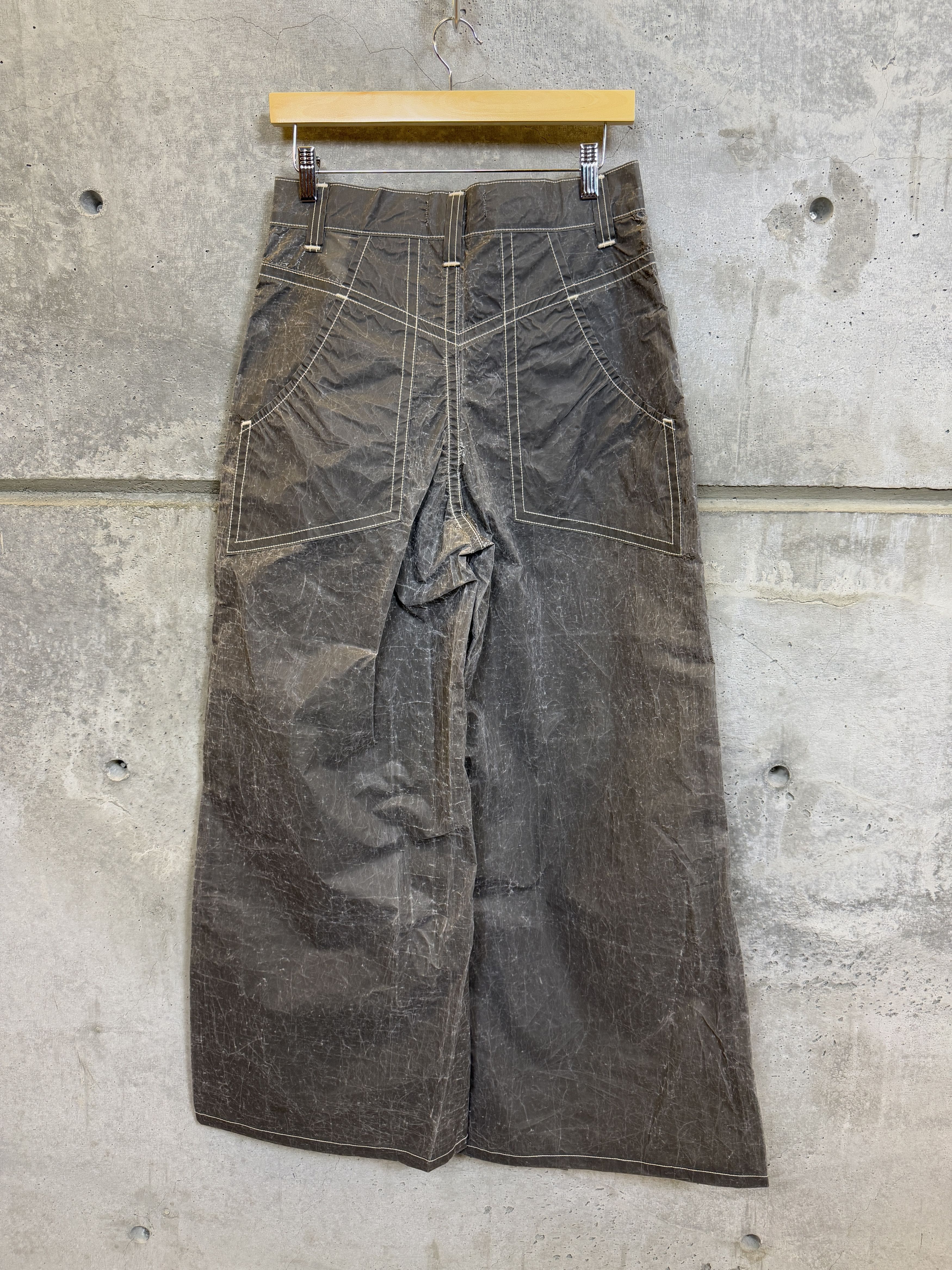 Eckhaus Latta $575 Eckhaus Latta Paper Ultra Wide Leg Jeans Size US 26 / EU 42 - 6 Thumbnail