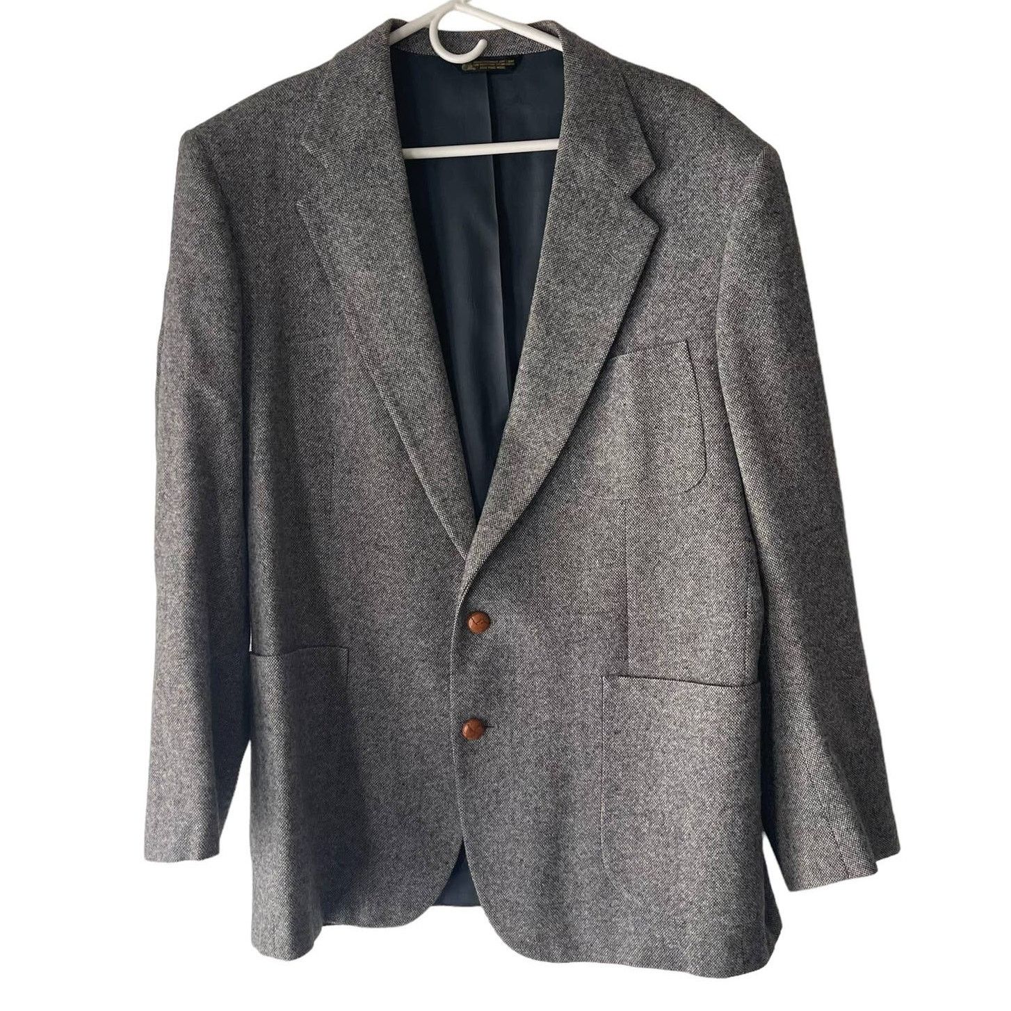 Other Premier Collection Vintage Men's Size 46R Wool Grey Blazer Size US S / EU 44-46 / 1 - 1 Thumbnail