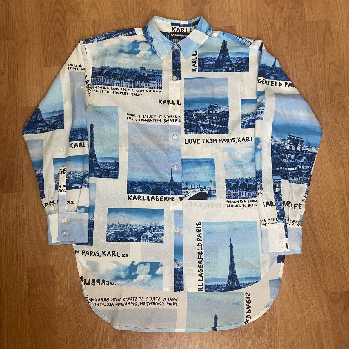 Karl Lagerfeld Karl Lagerfeld Paris Button Front Shirt Women’s XS Size XS / US 0-2 / IT 36-38 - 1 Thumbnail