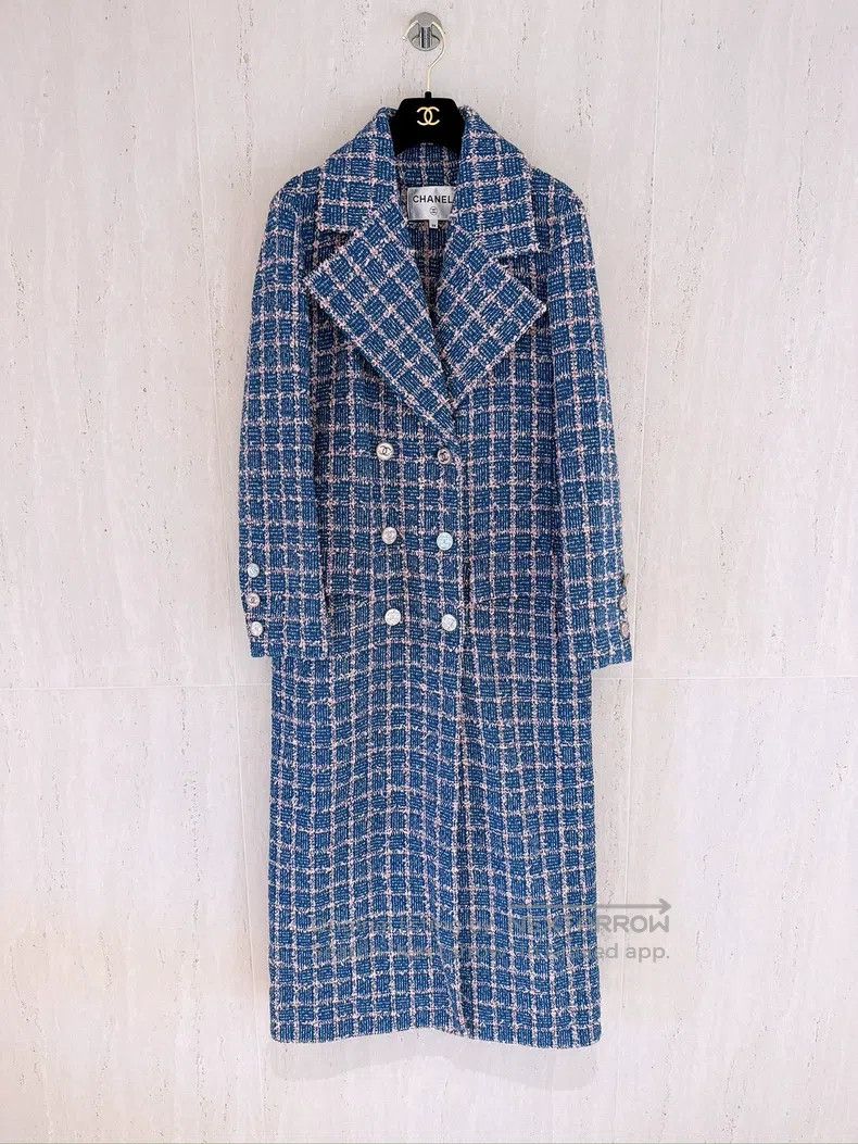 Chanel Chanel 23P Spring and Summer Preview Pink and Blue Plaid T Size XS / US 0-2 / IT 36-38 - 1 Thumbnail