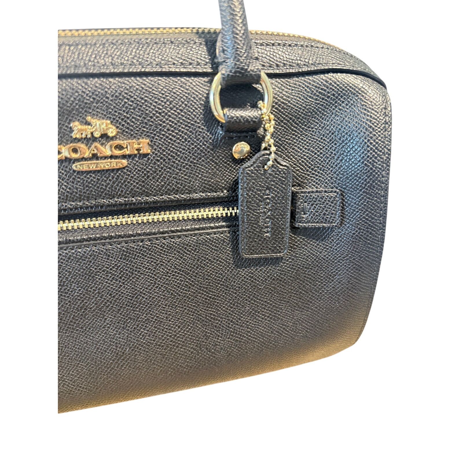 Coach Coach Rowan Satchell Crossgrain Leather Classic Top Handle Size ONE SIZE - 4 Thumbnail