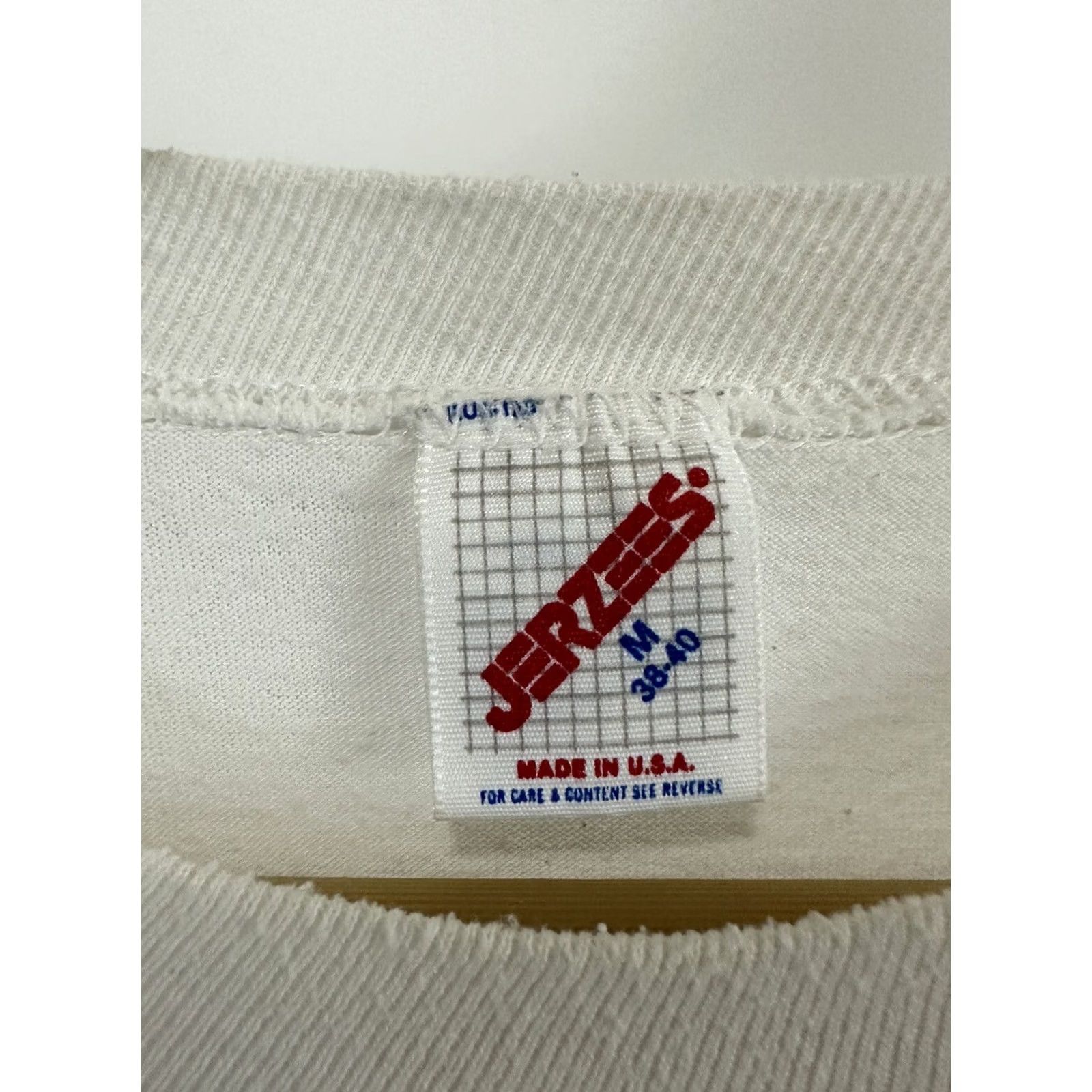 Jerzees RARE VTG The Long March China For Democracy Tank Tiananmen Square Thin T-Shirt M Shirt Mens White Size US M / EU 48-50 / 2 - 4 Thumbnail