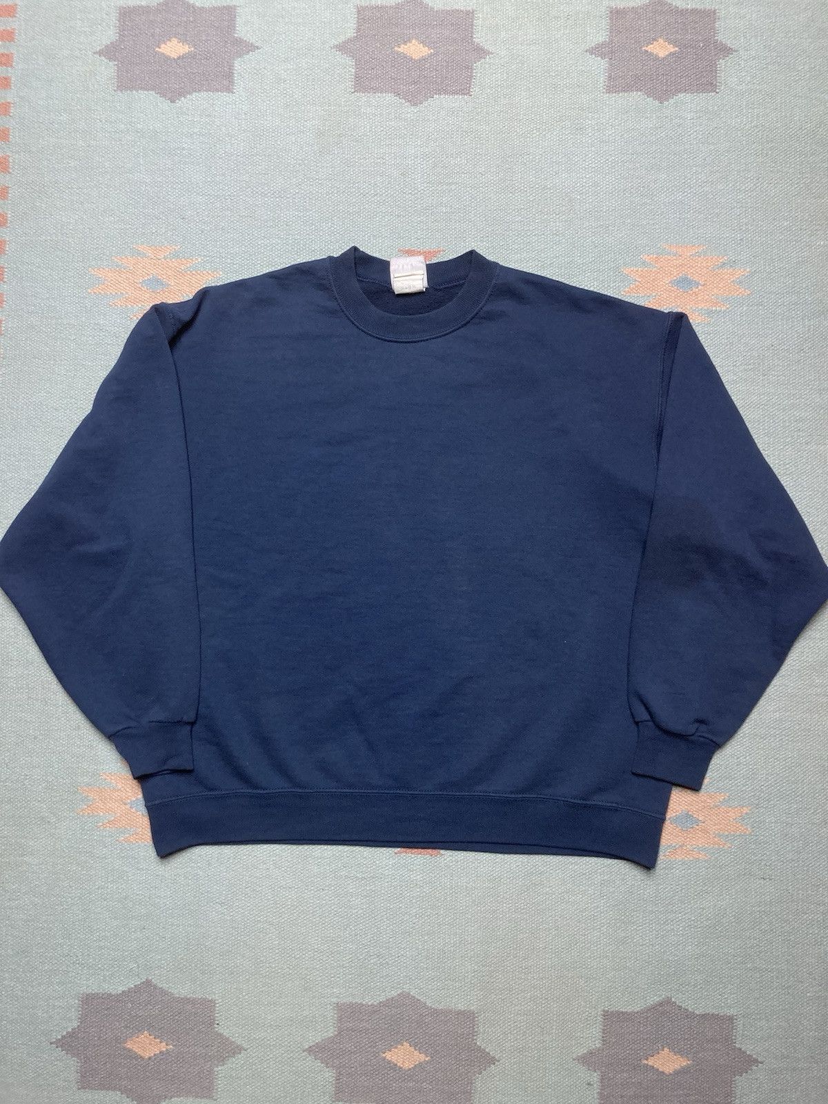 Vintage crewneck sweatshirt discus Russell blank faded grunge boxy L Size US L / EU 52-54 / 3 - 1 Thumbnail