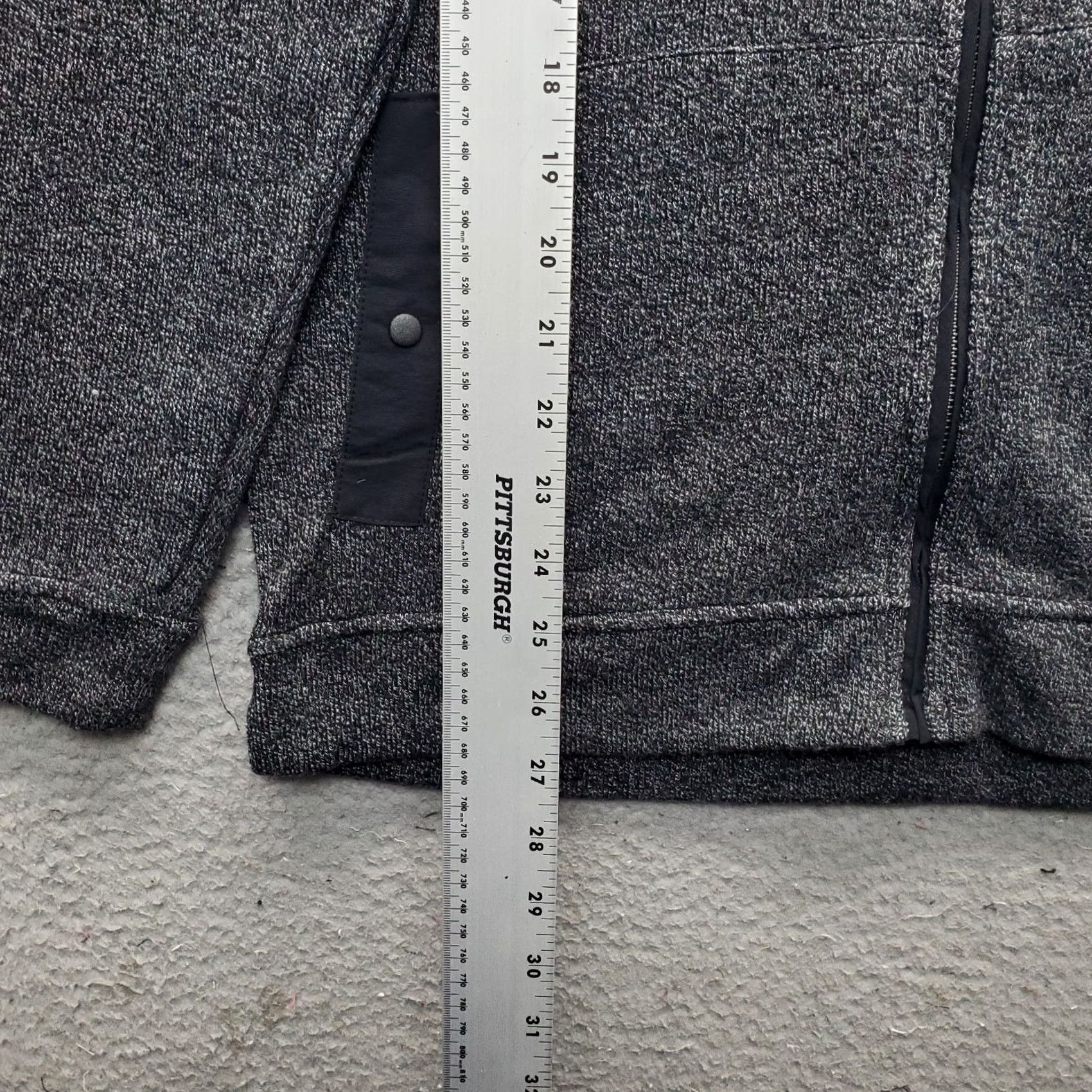 Club Room Club Room Mens Cardigan Sweater Long Sleeve Knit Zip Black Heather M Size US M / EU 48-50 / 2 - 4 Thumbnail