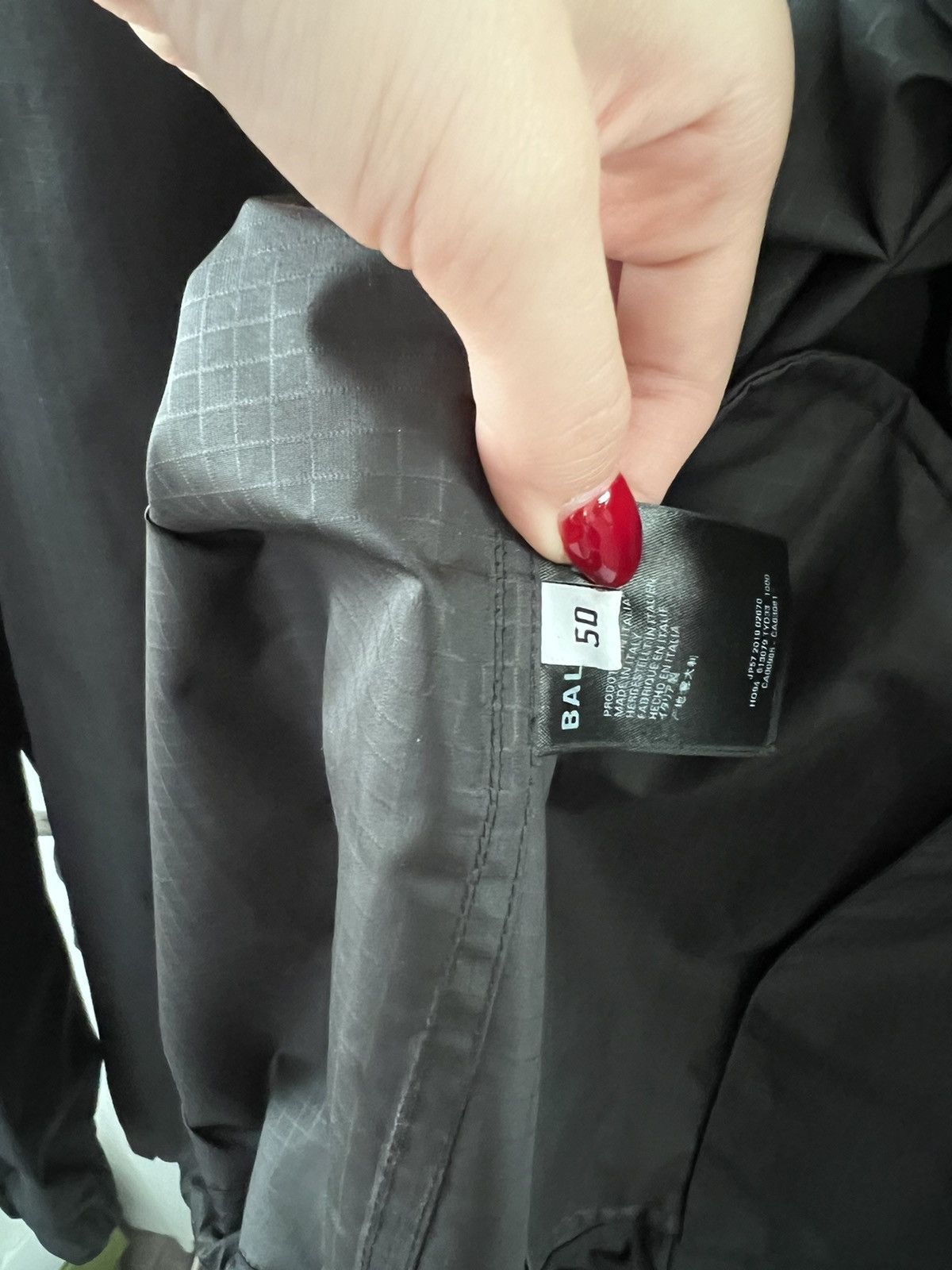 Balenciaga Balenciaga Black Windbreaker Size US M / EU 48-50 / 2 - 5 Thumbnail