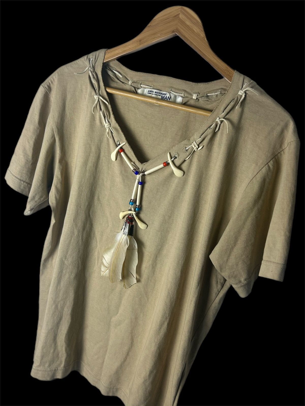 Junya Watanabe Junya Watanabe Man FW2003 Native Feather Shirt Size US S / EU 44-46 / 1 - 3 Thumbnail