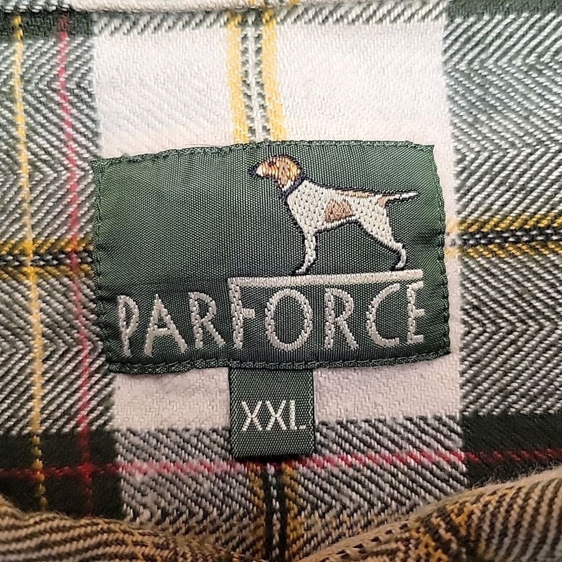 Lumberjack VINTAGE ParForce Shirt Men 2XL Green Plaid Flannel Lumberjack Cabin Retro Casual Shirt Men XS? Size US XXL / EU 58 / 5 - 4 Thumbnail