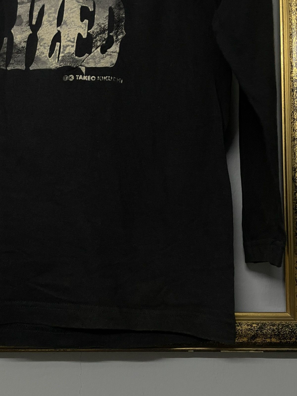 Designer × Vintage Vintage 1990s Japan Takeo Kikuchi Inspired Word Longsleeve Size US M / EU 48-50 / 2 - 5 Thumbnail