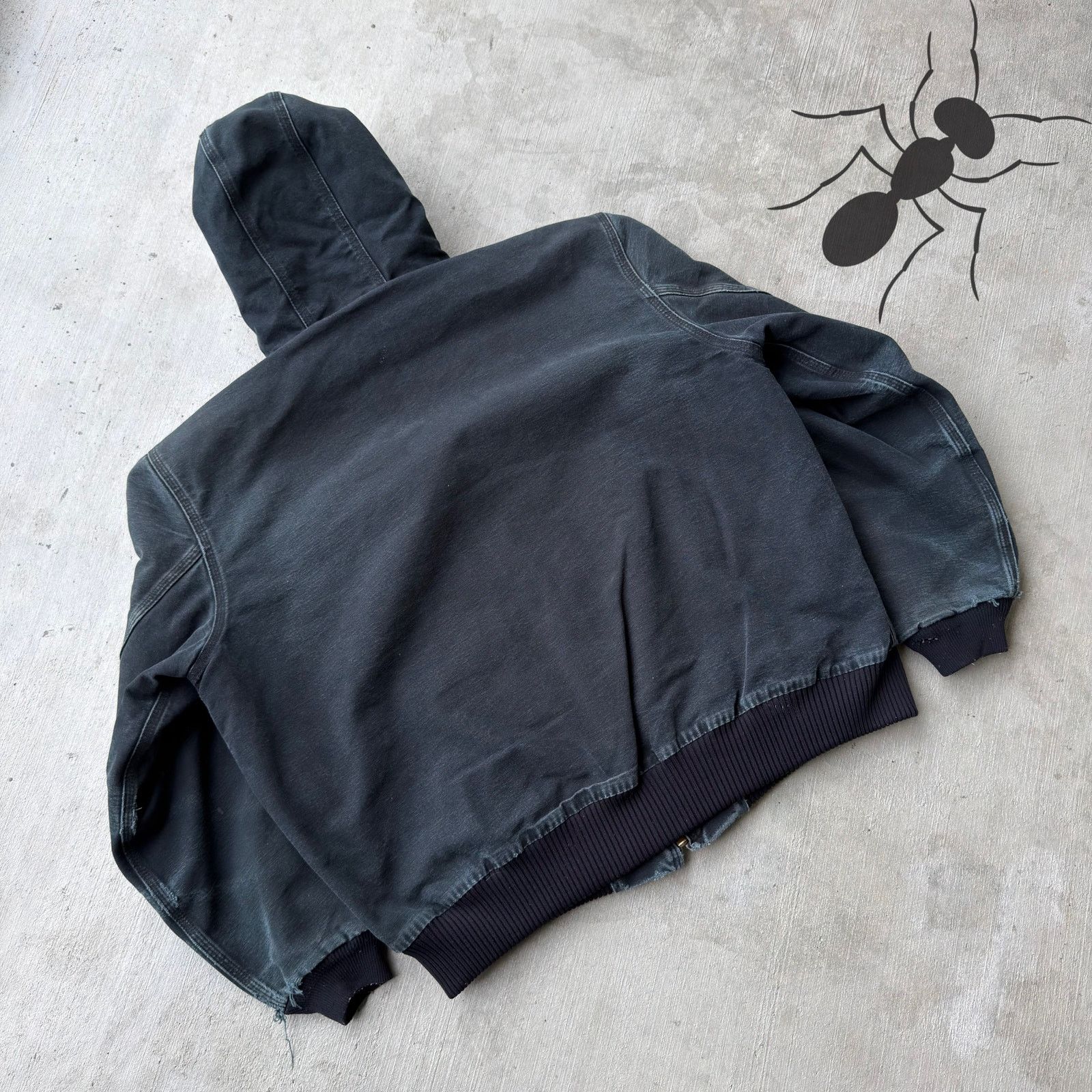 Carhartt × Vintage Carhartt J140 black hooded work wear jacket Size US XL / EU 56 / 4 - 6 Thumbnail