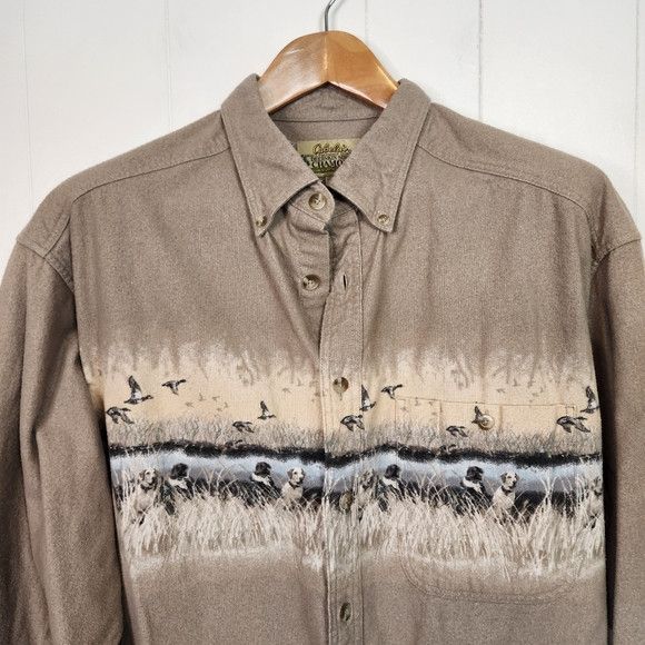 Cabelas Cabela's Chamois Hunting Dog Dogs Flannel Shirt Mens XXL Size US XXL / EU 58 / 5 - 2 Thumbnail