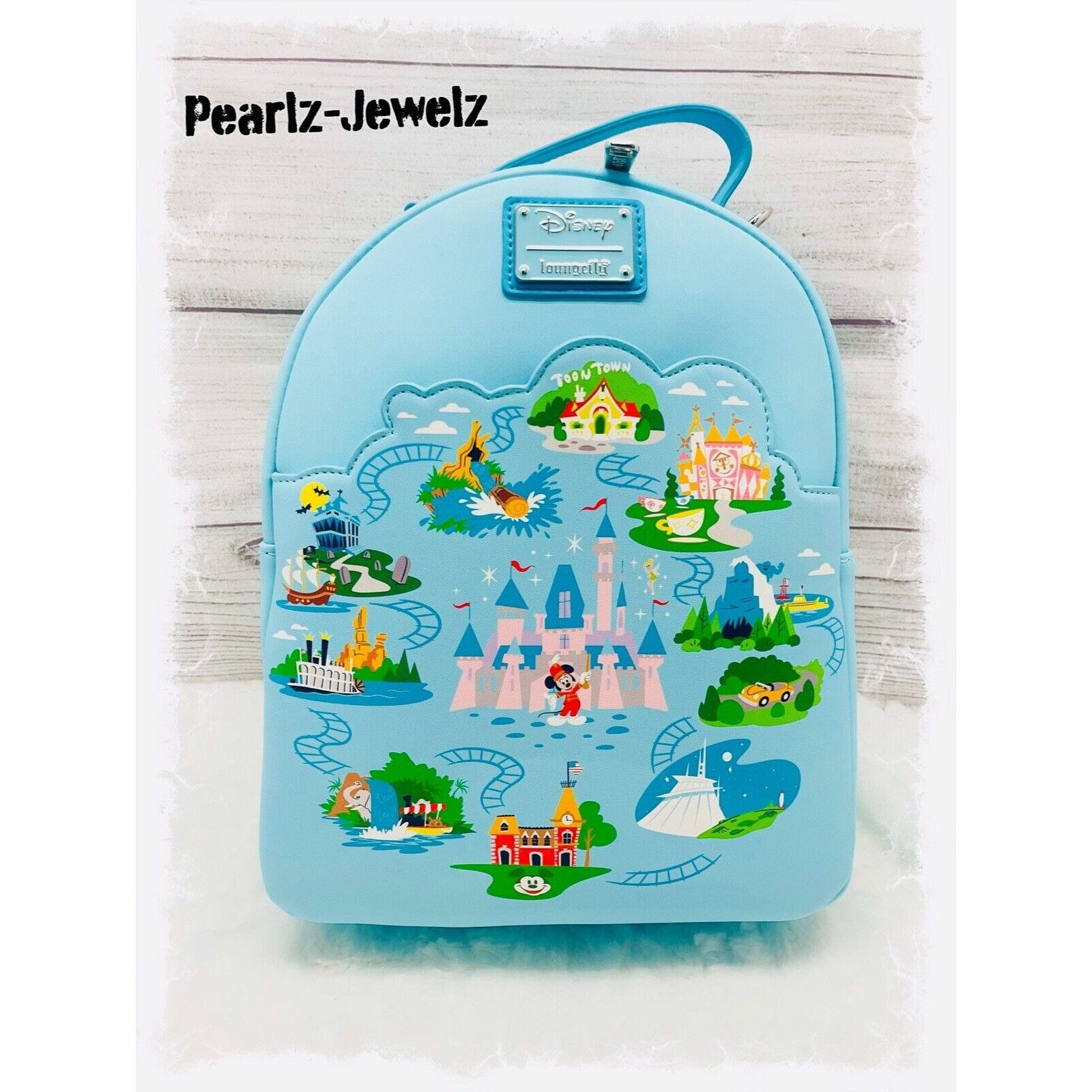 Disney Loungefly Disneyland 65th Anniversary Convertible Mini Backp Size ONE SIZE - 1 Thumbnail